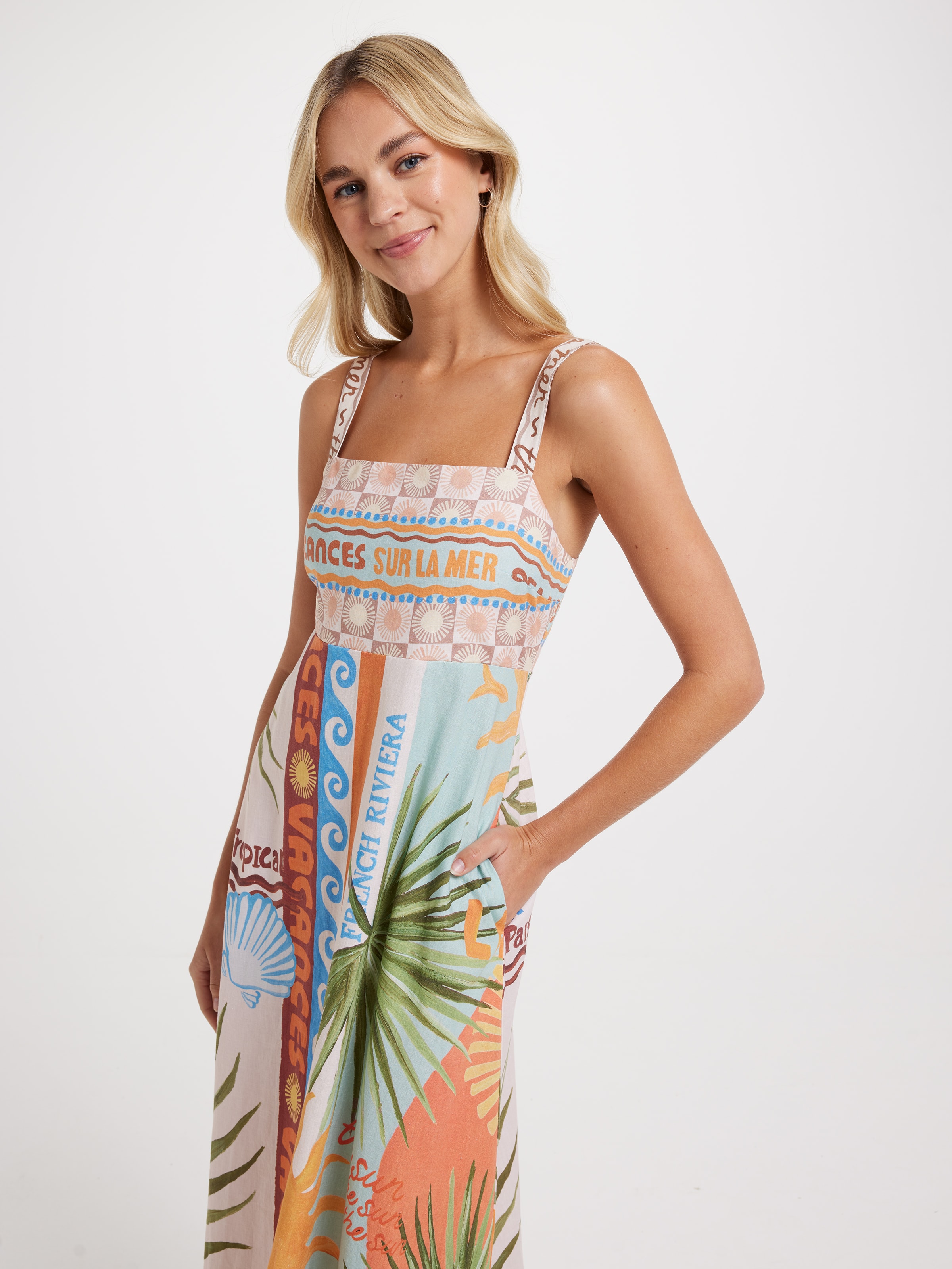 Emily Strappy Maxi Dress