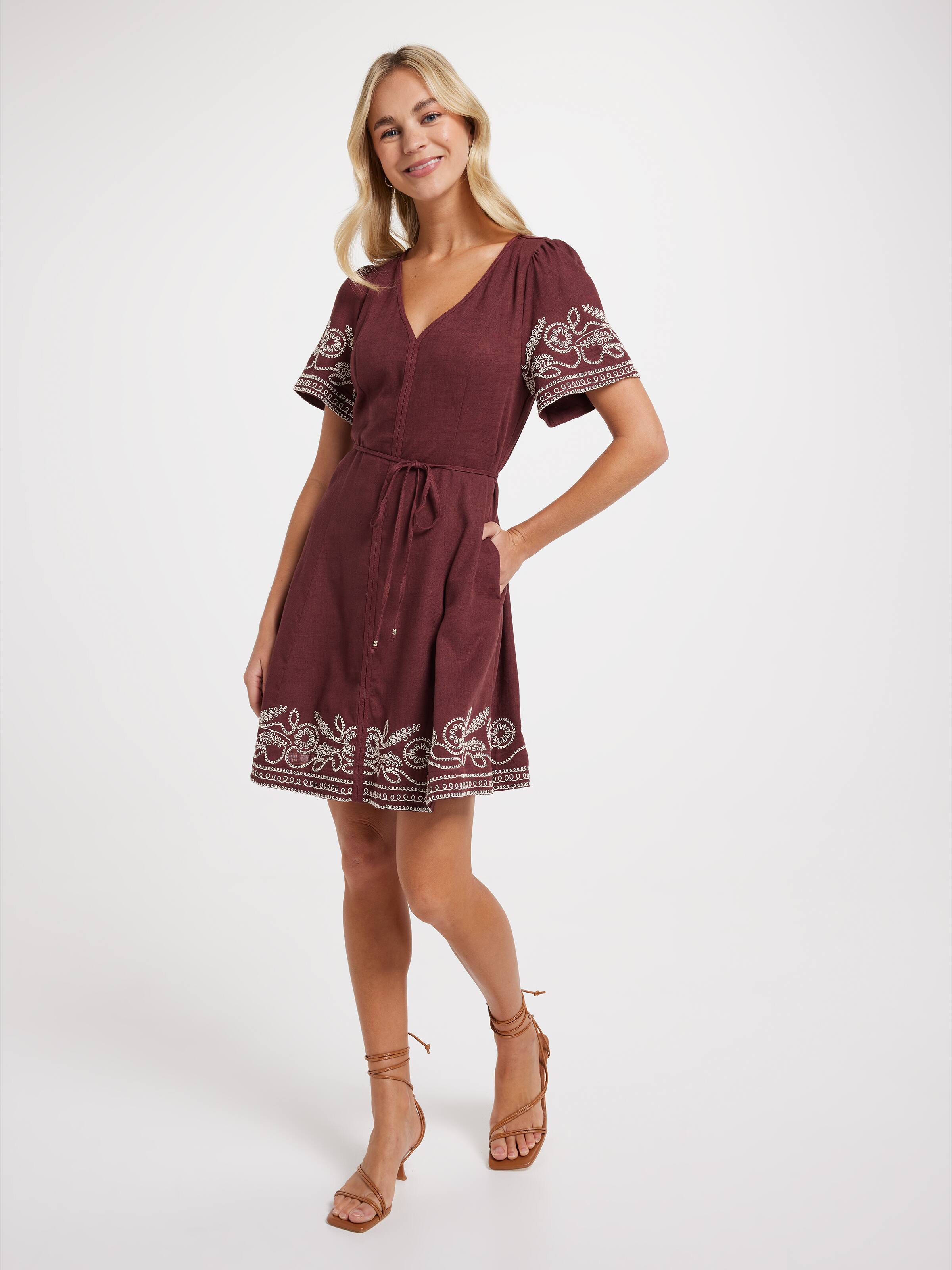 Cate Seam Detail Mini Dress