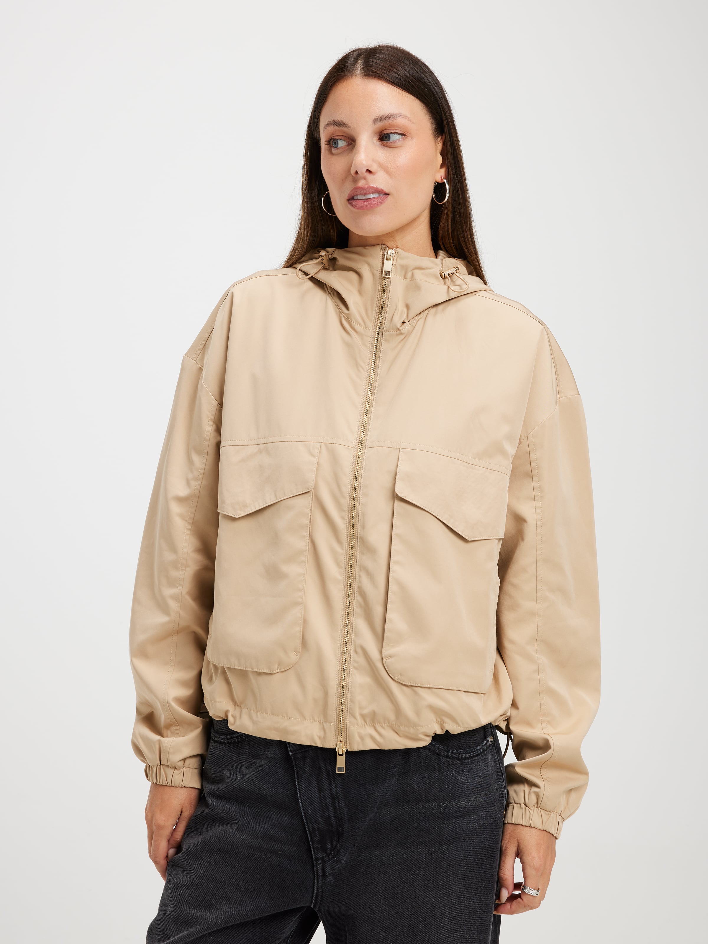 Nixie Zip Through Spray Jacket