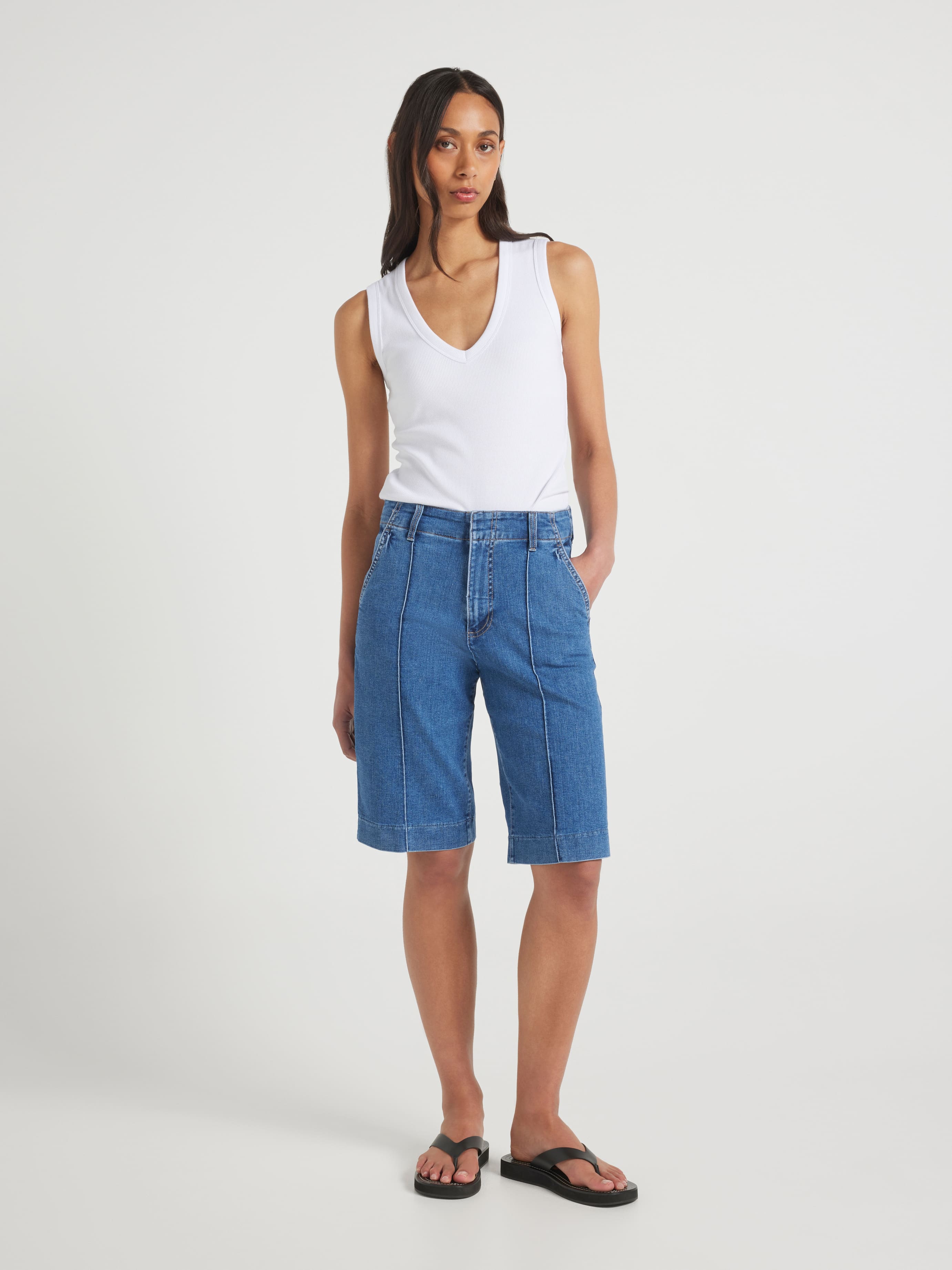 Originals Pintuck Bermuda Short