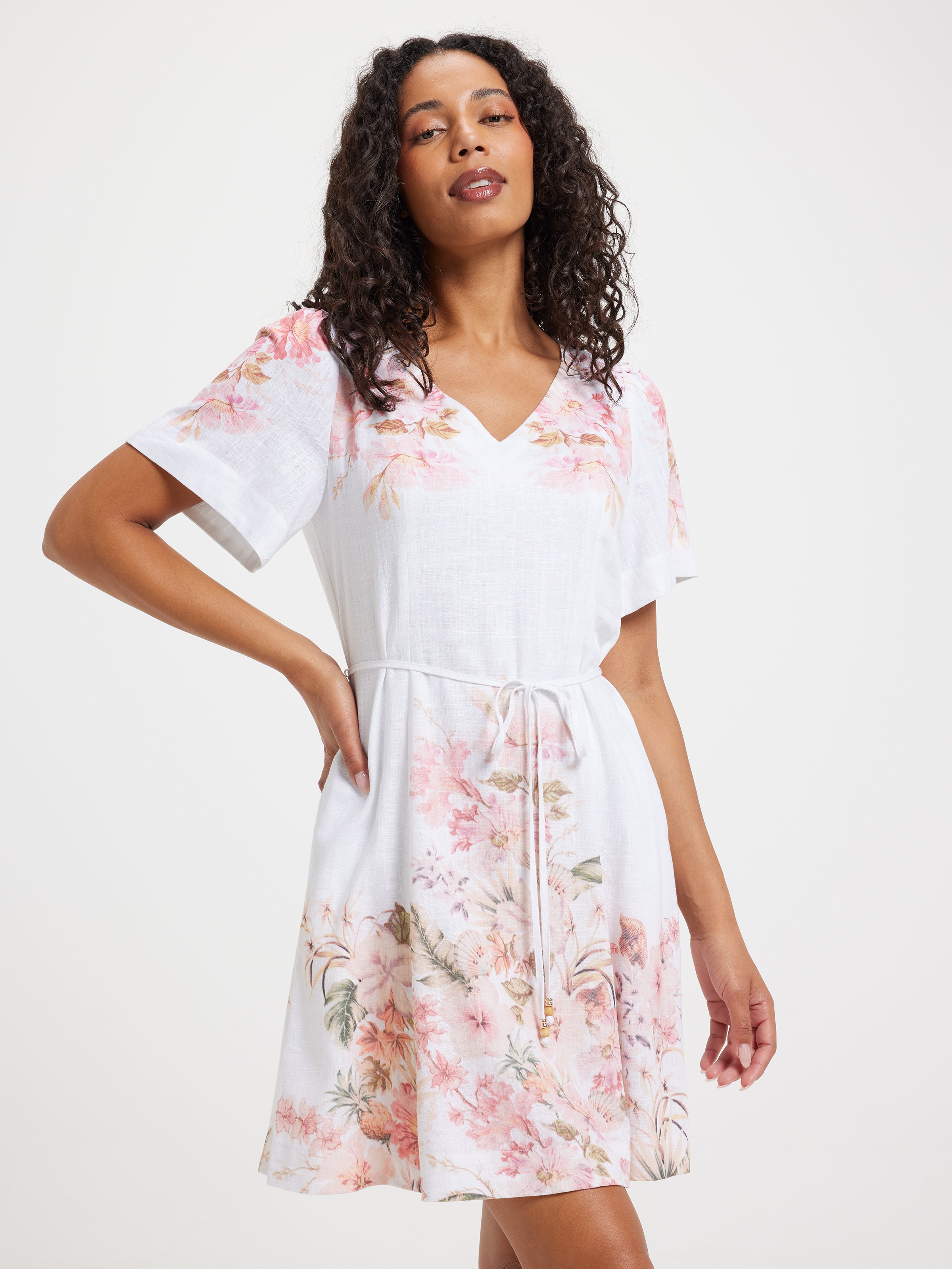 Cate Seam Detail Mini Dress