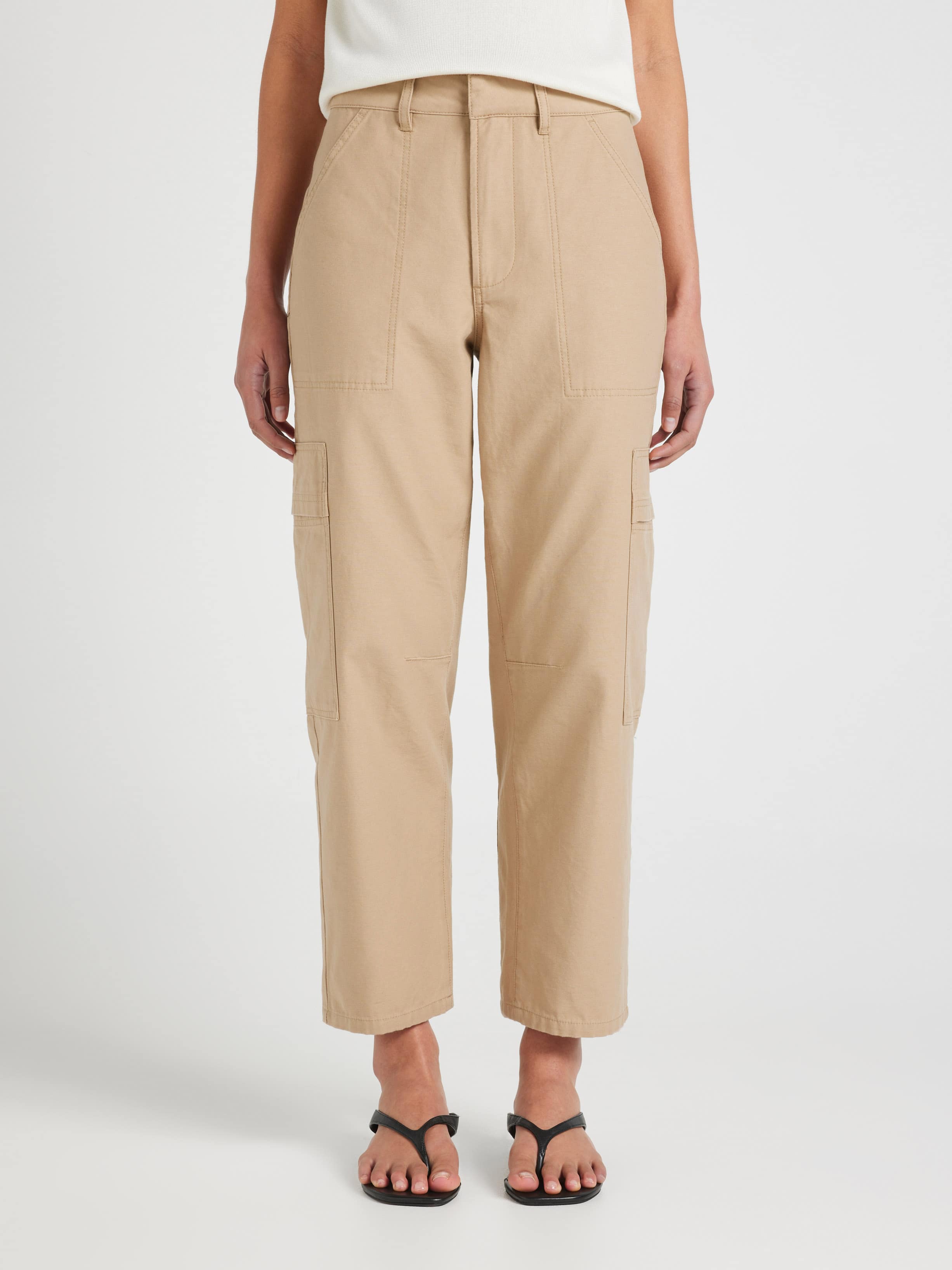 Sonoma Mid Rise Soft Cargo Ankle Pants