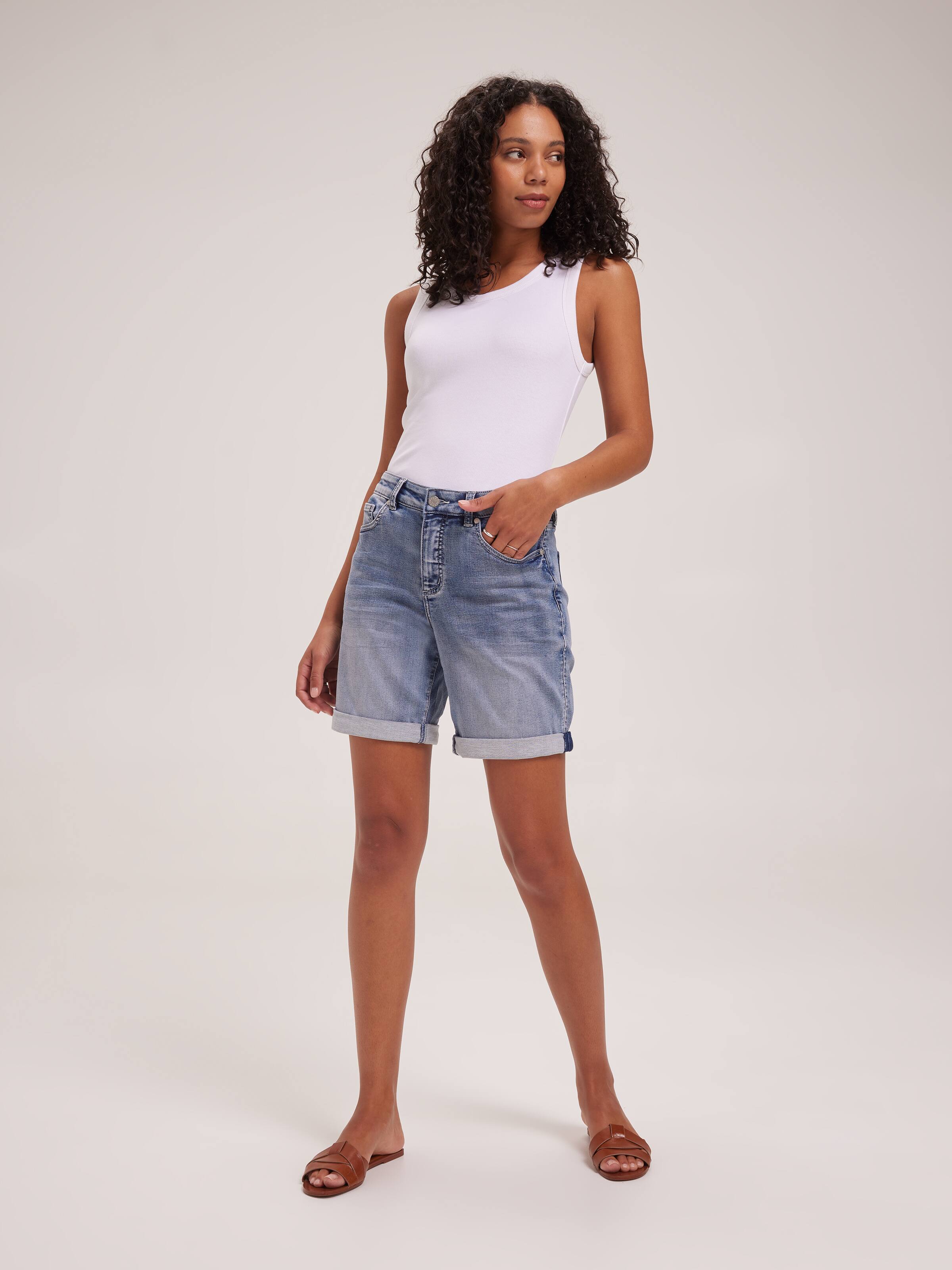 Amaze High Rise Curvy Bermuda Short