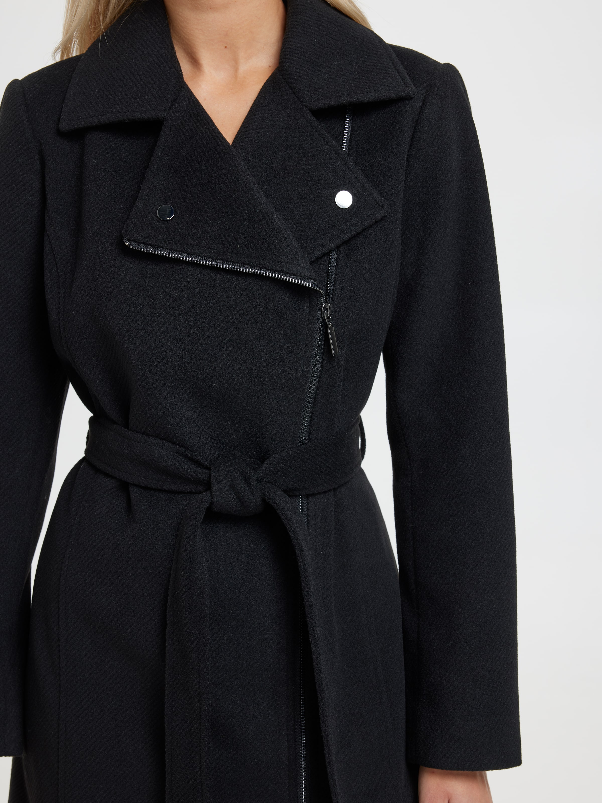 Image for Chloe Zip Wrap Coat from JustGroupNZ