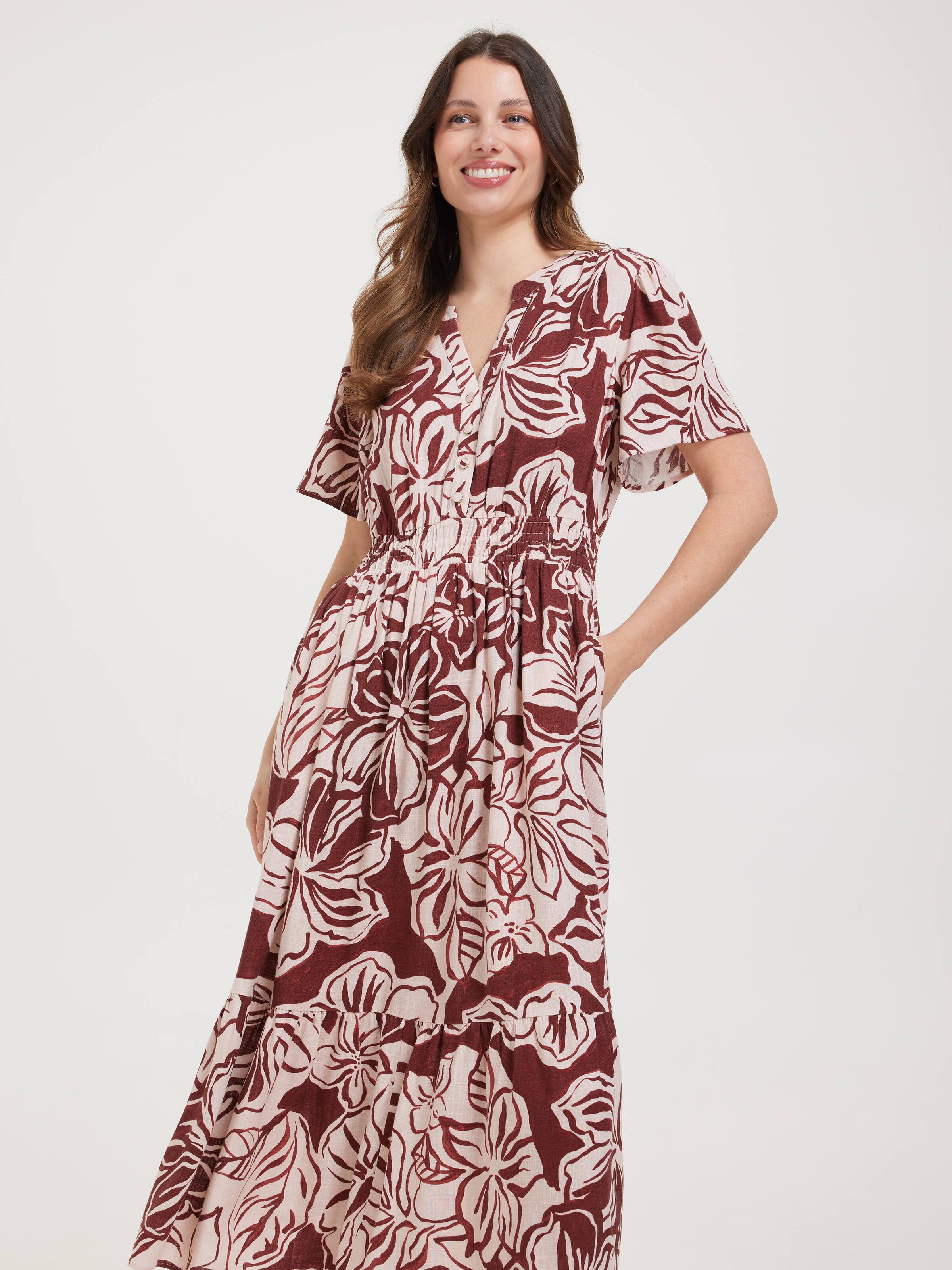 Hermione Half Placket Dress