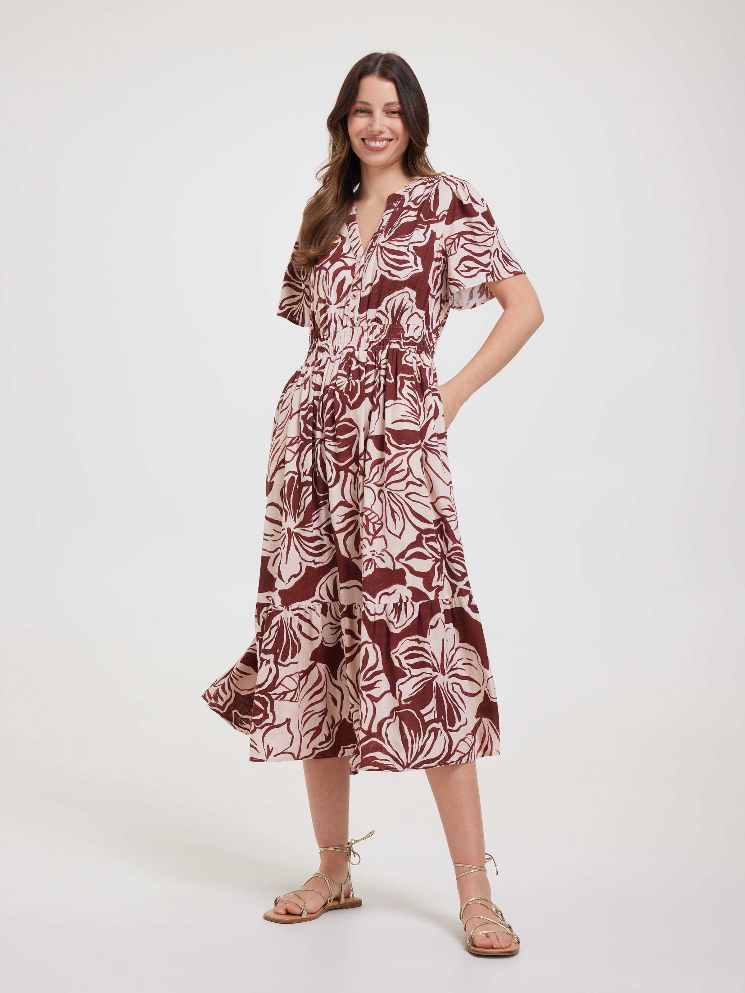 Hermione Half Placket Dress