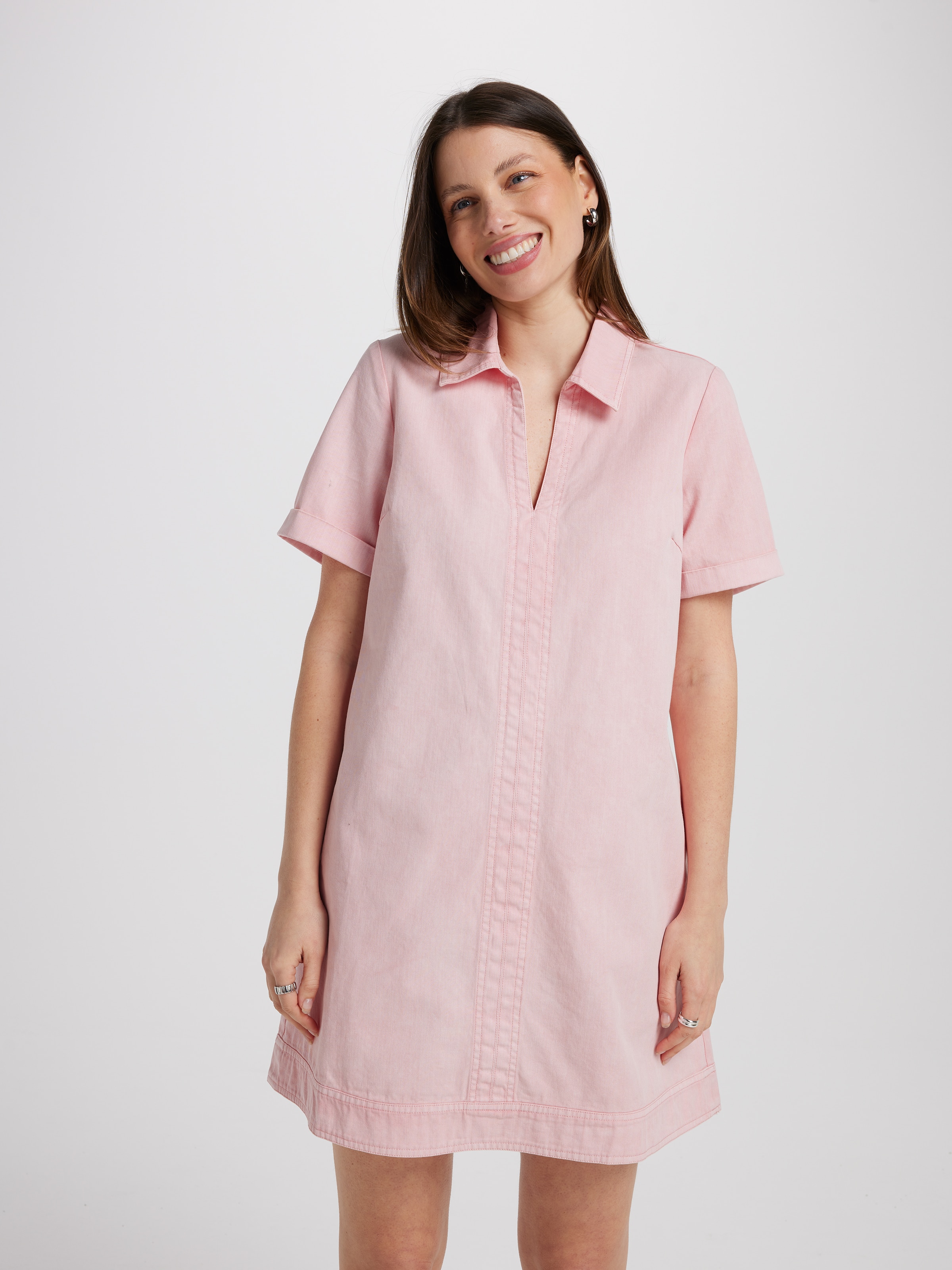 Andy Denim Popover Dress