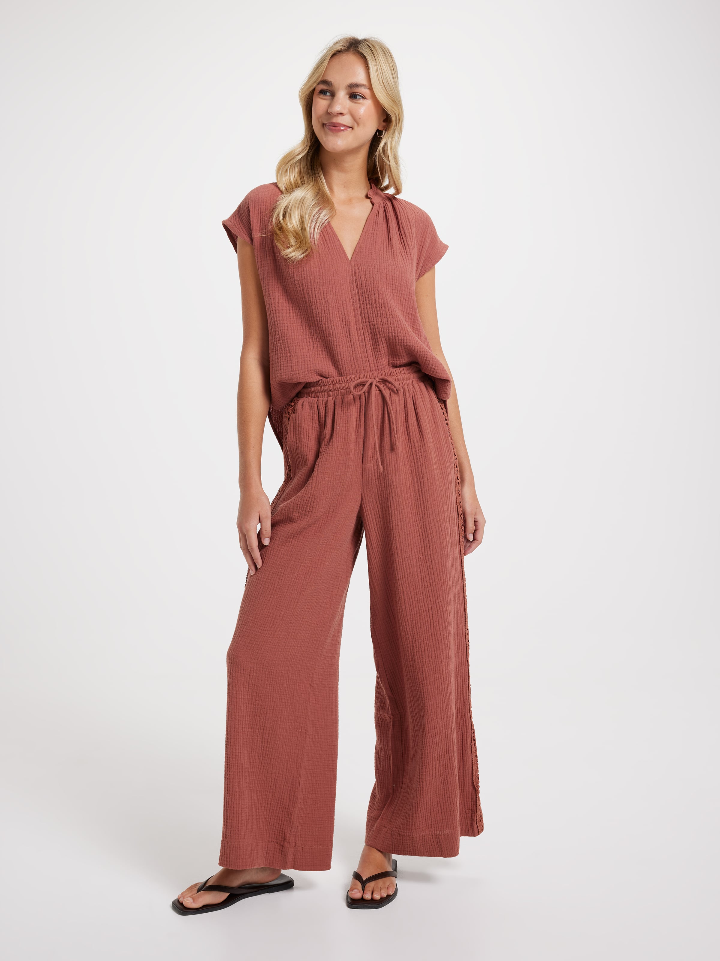 Cheese Cloth Resort Pant