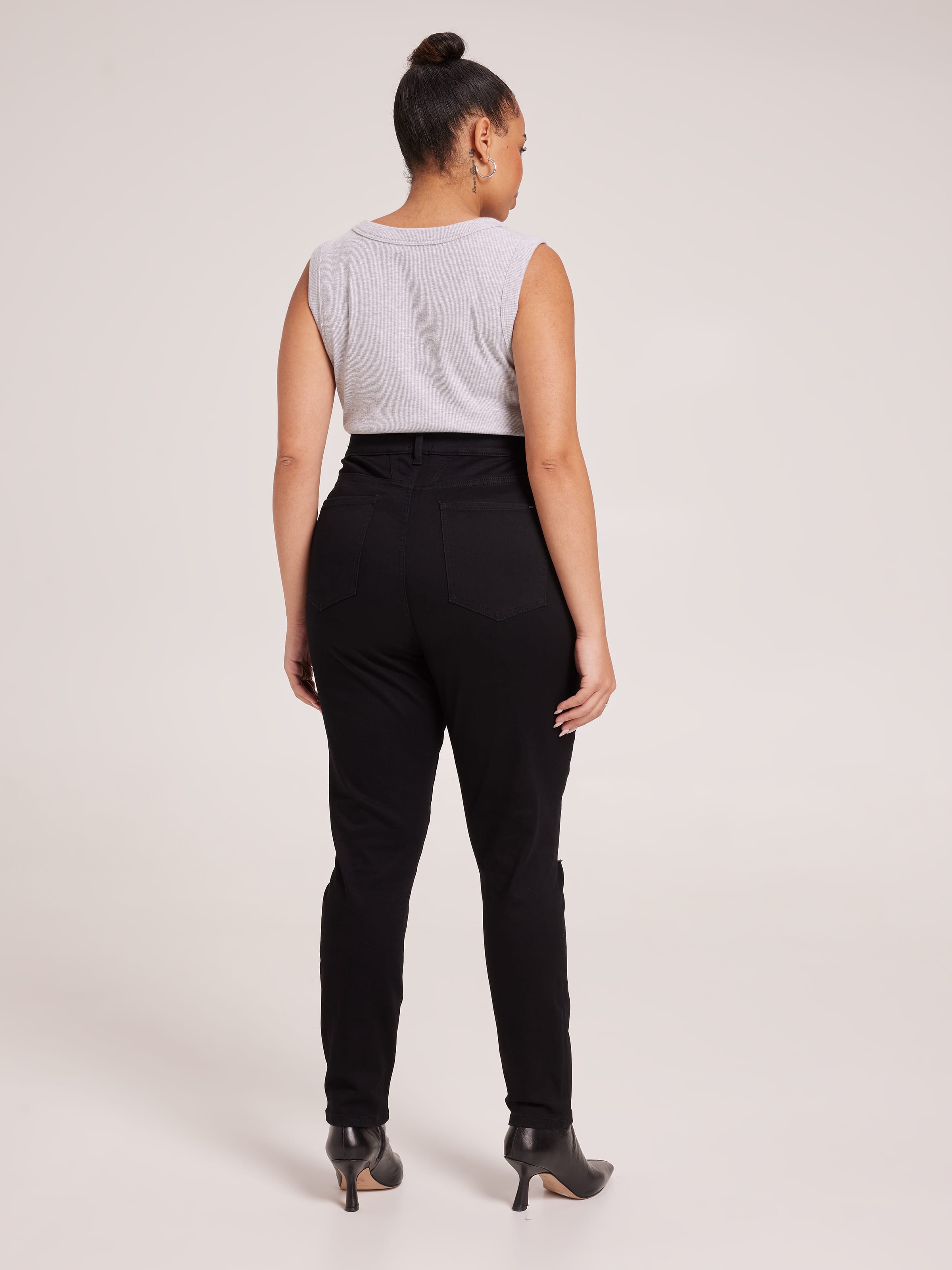 Curve Super Sky High Rip Skinny Ankle Jean