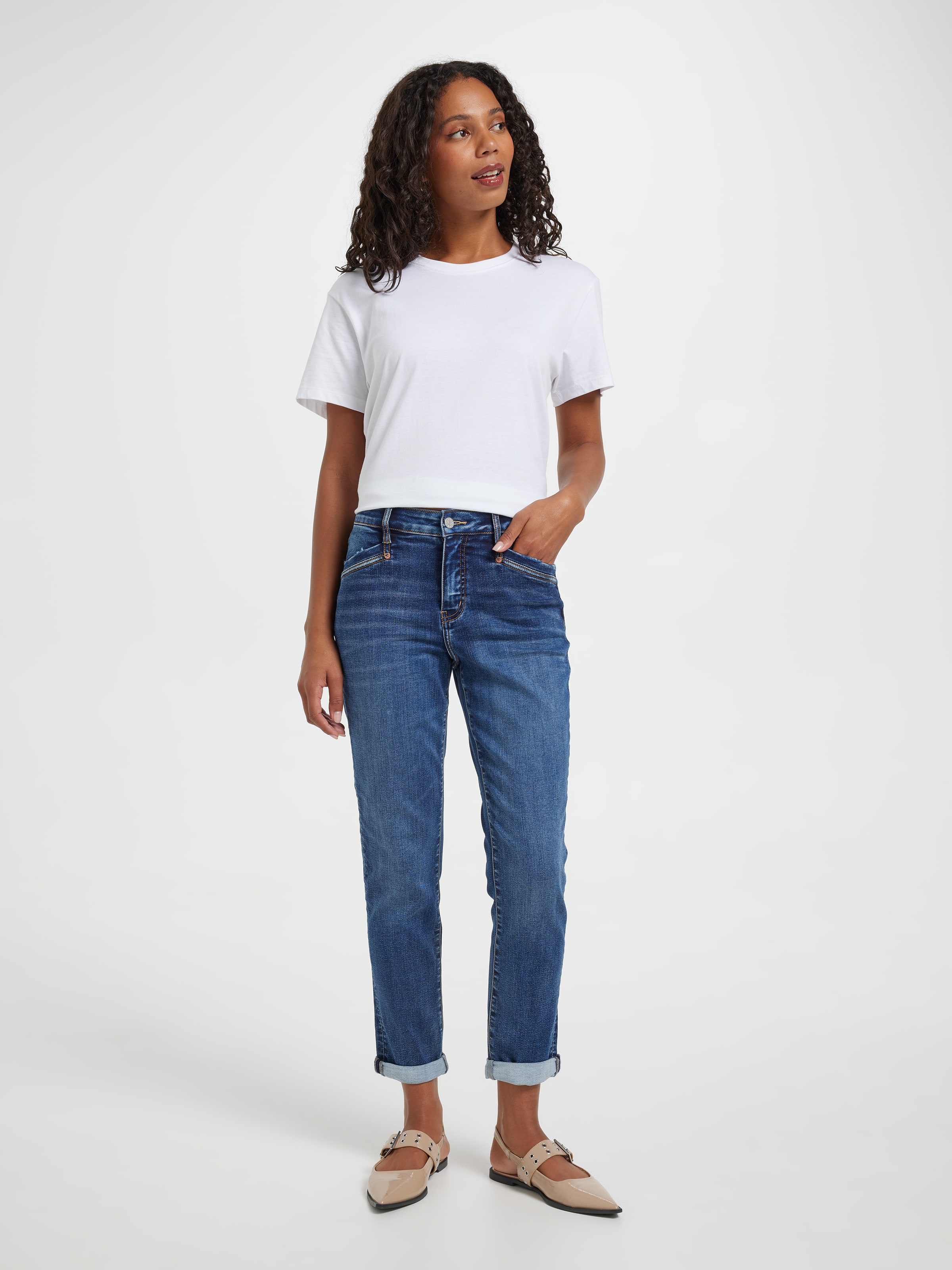 Amaze High Rise Boyfriend Jean