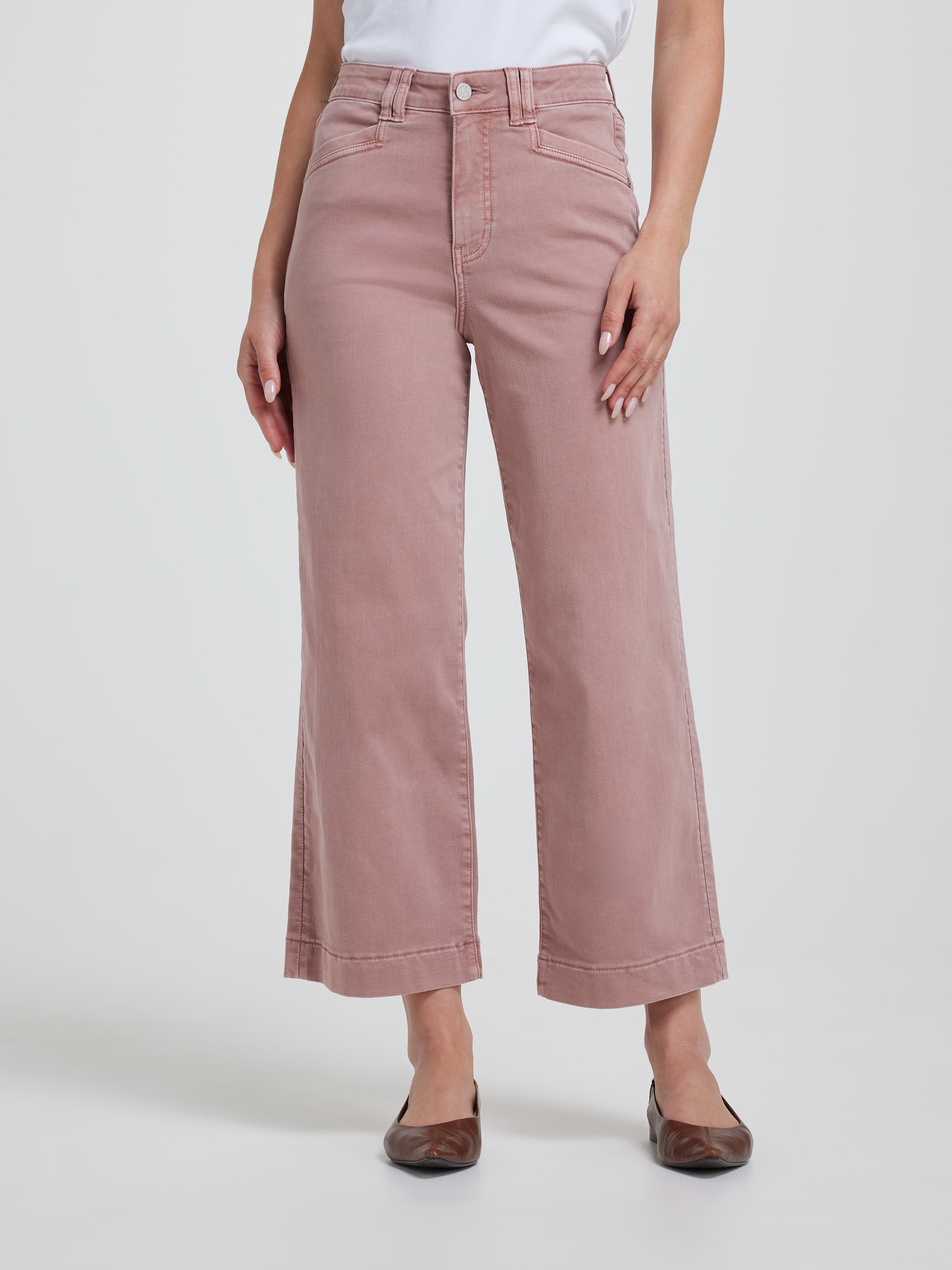 Amaze High Rise Wide Leg Ankle Jean