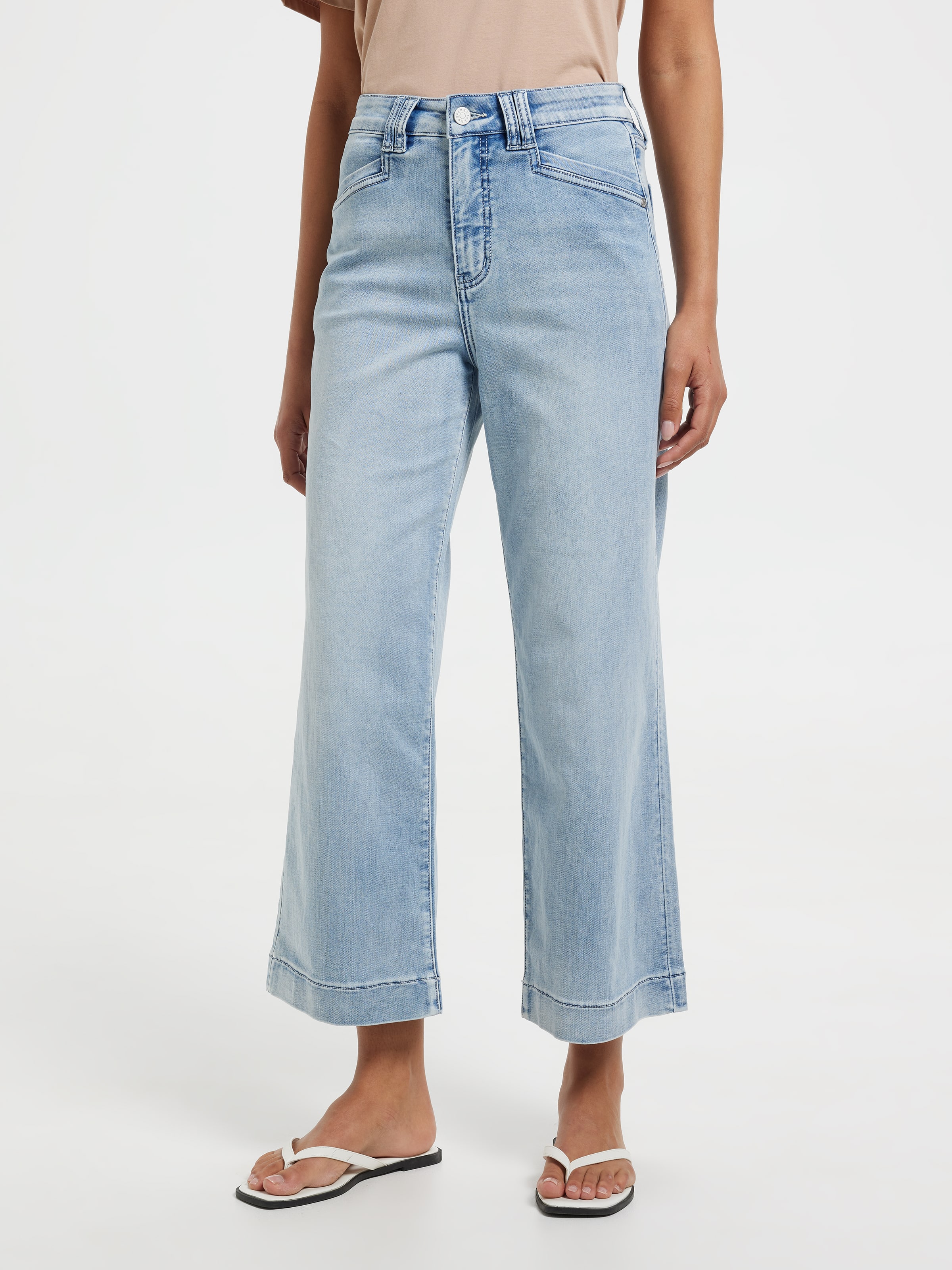 Amaze High Rise Wide Leg Ankle Jean