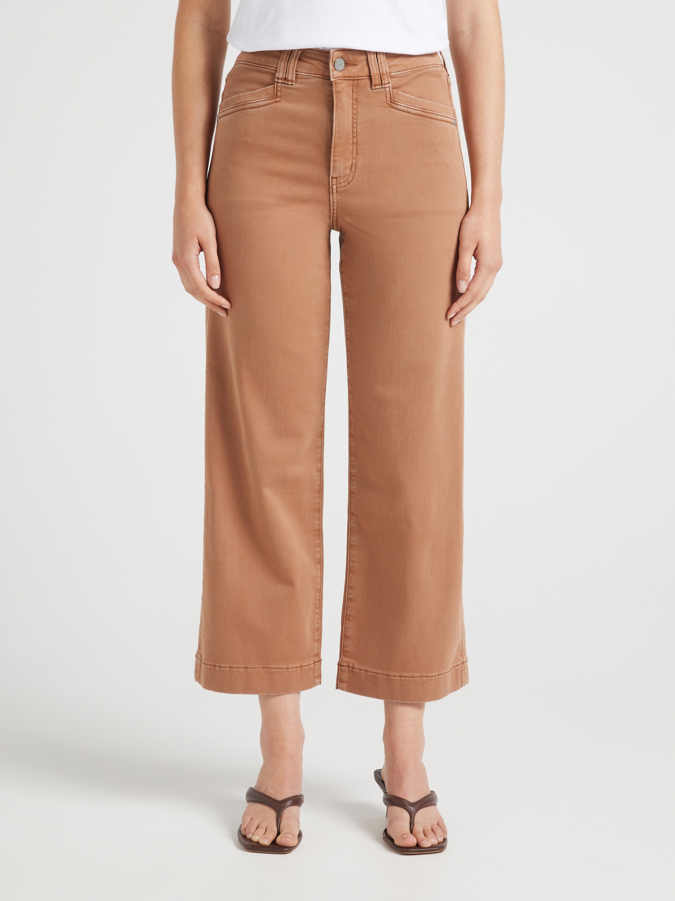 Amaze High Rise Wide Leg Ankle Jean