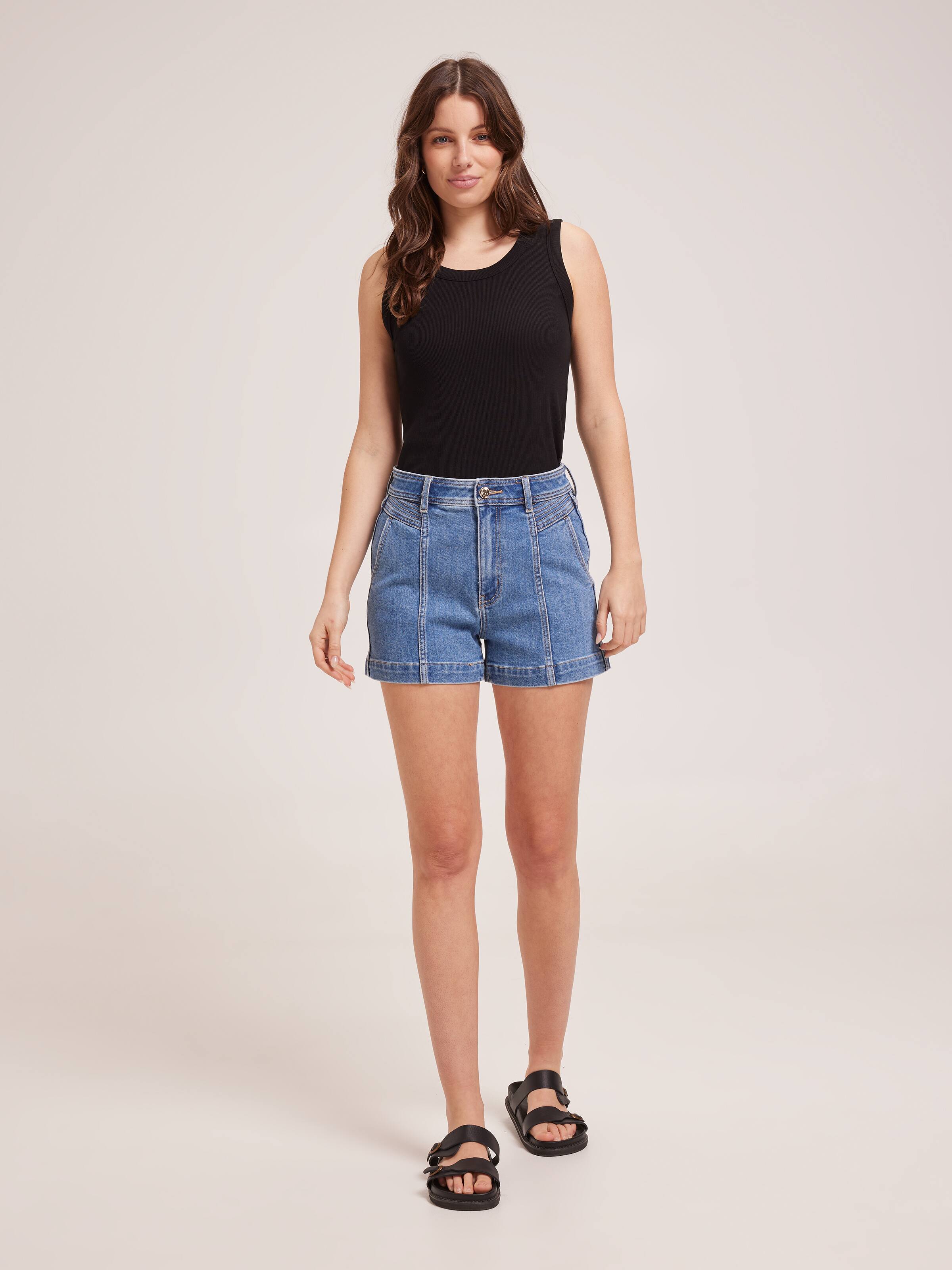 Super High Rise A-Line Short