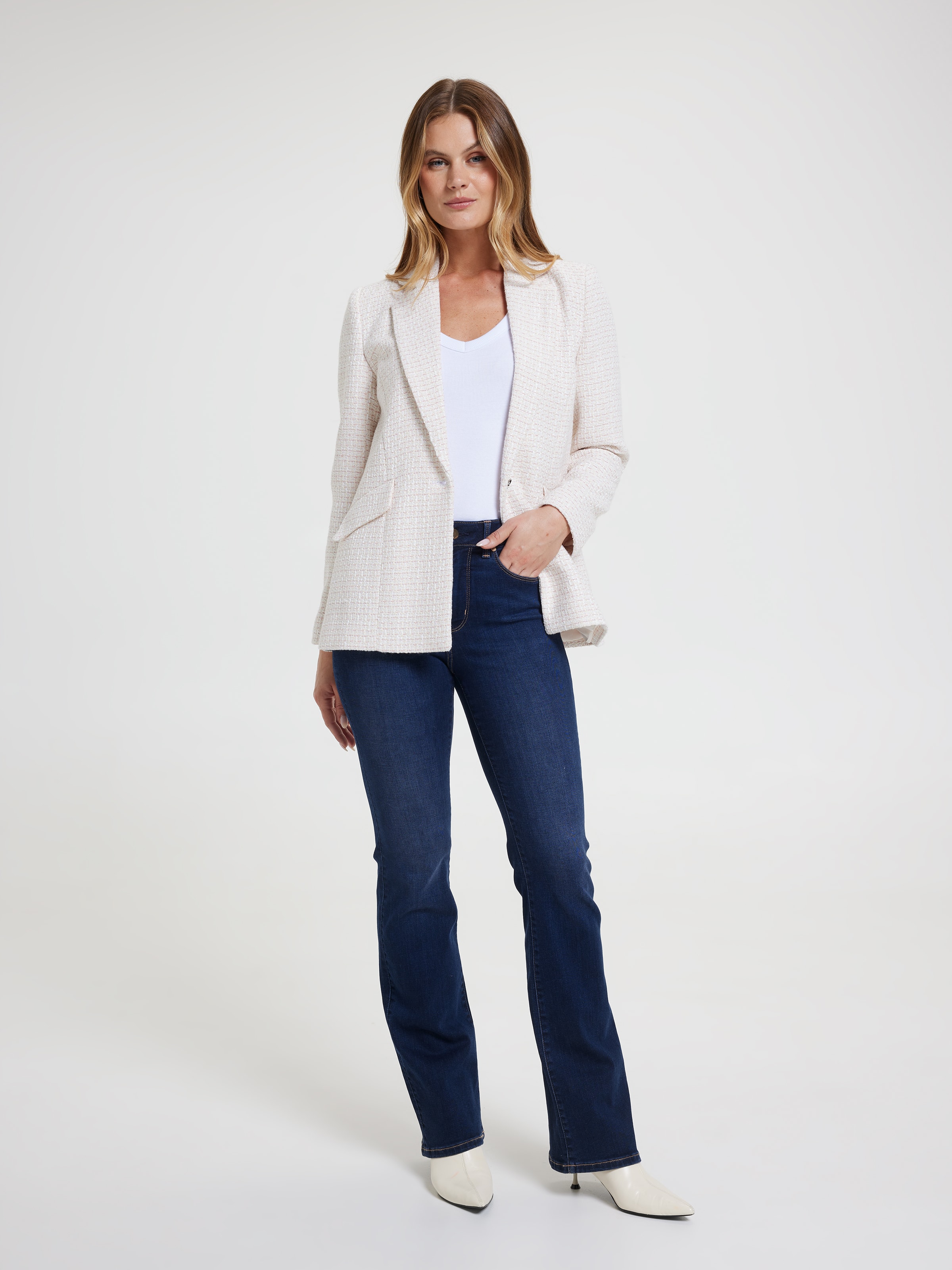 Amber Boucle Blazer
