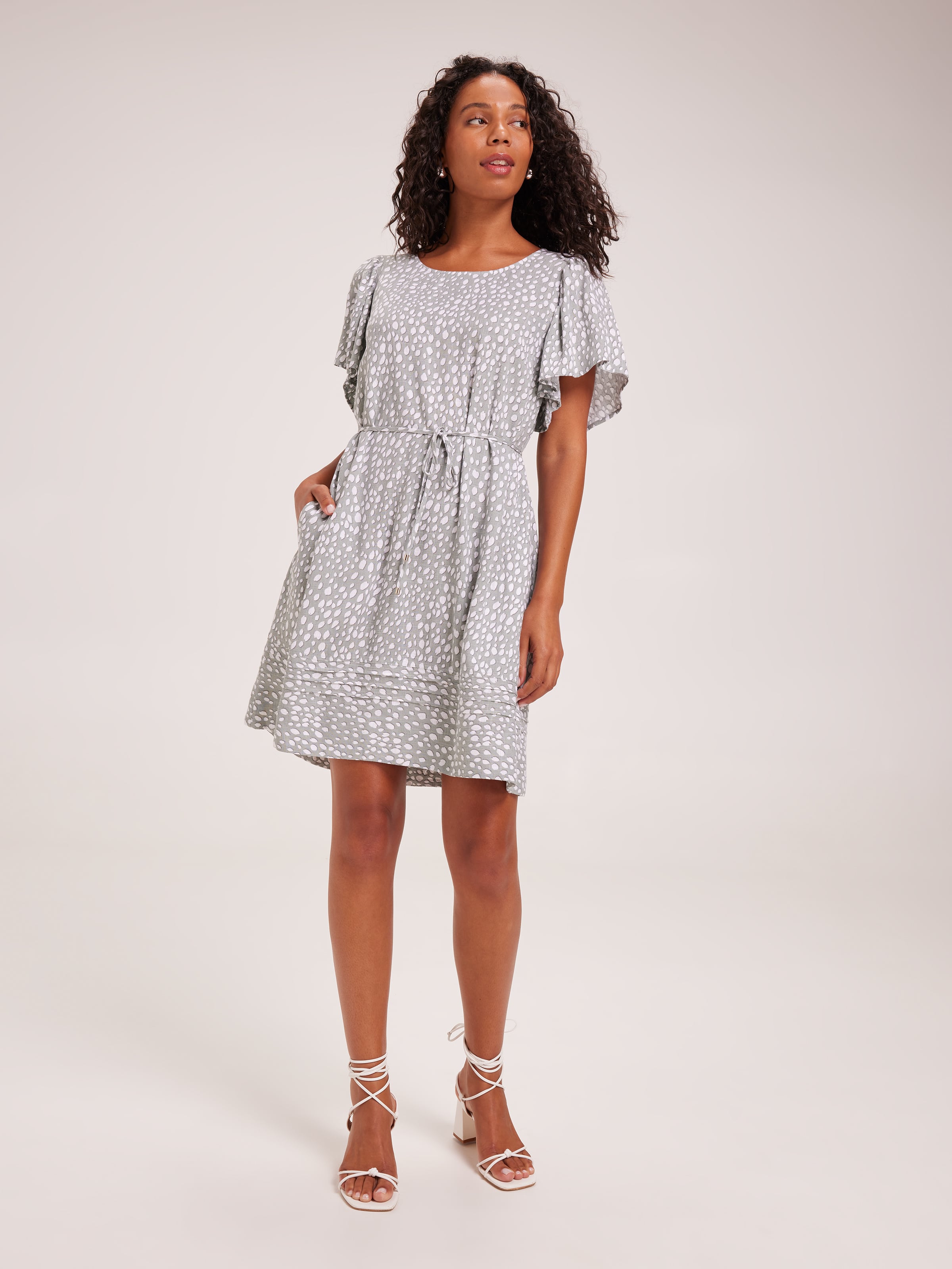 Zoey Flutter Sleeve Dress