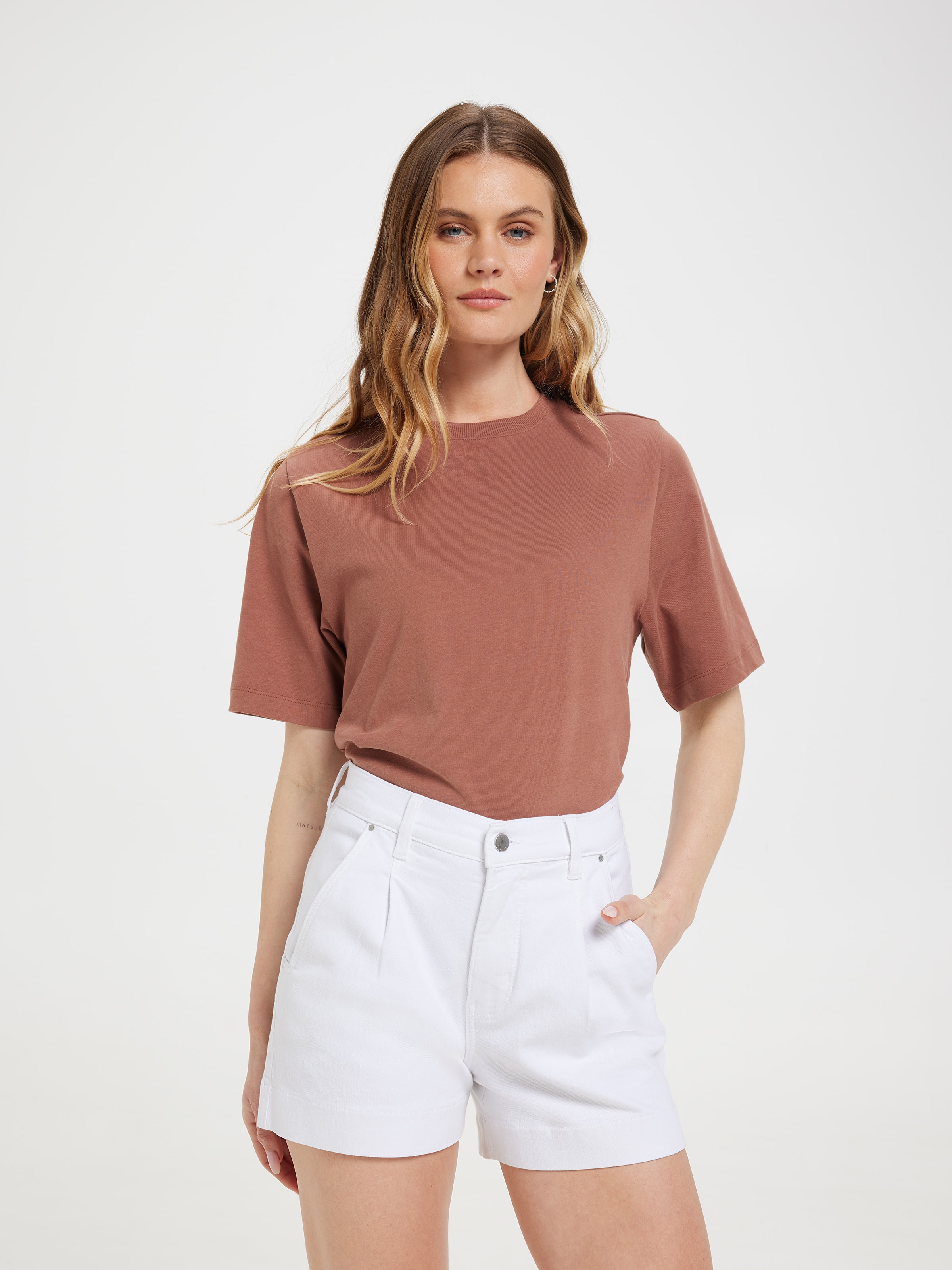 Originals High Rise Pleat Front Short