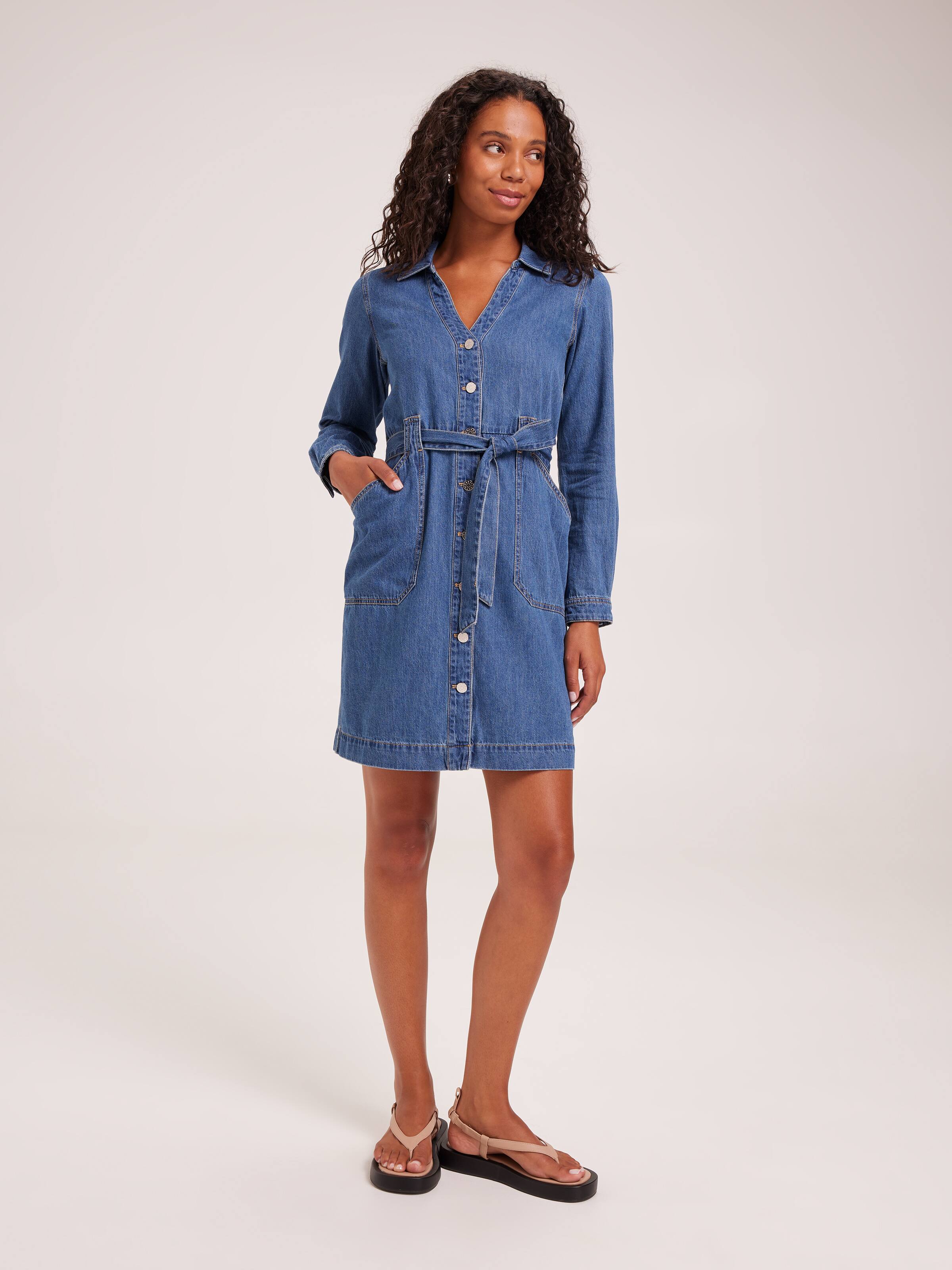 Image for Ava Button Through Dress from JustGroupNZ
