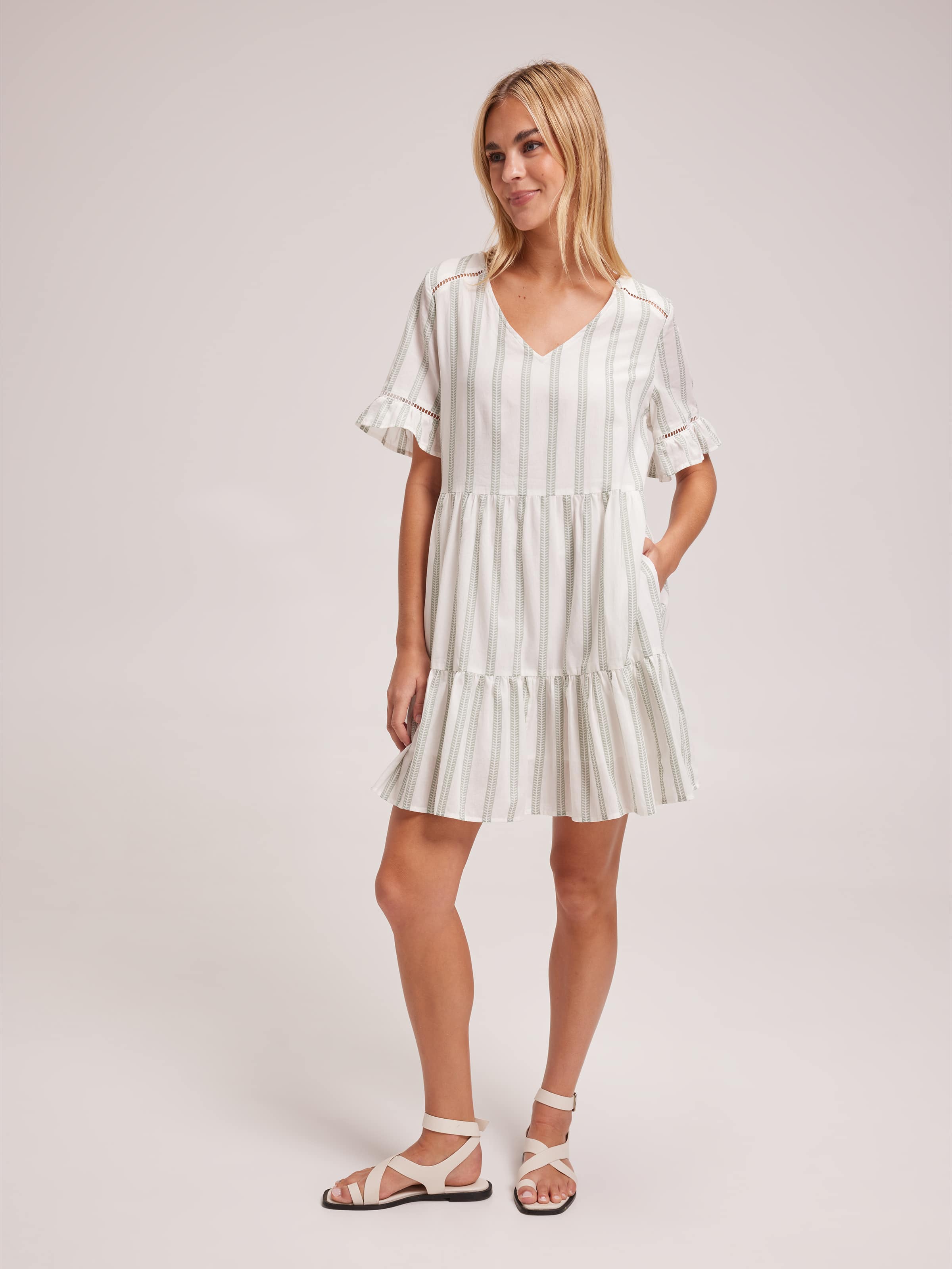 Willow Flutter Sleeve Dress