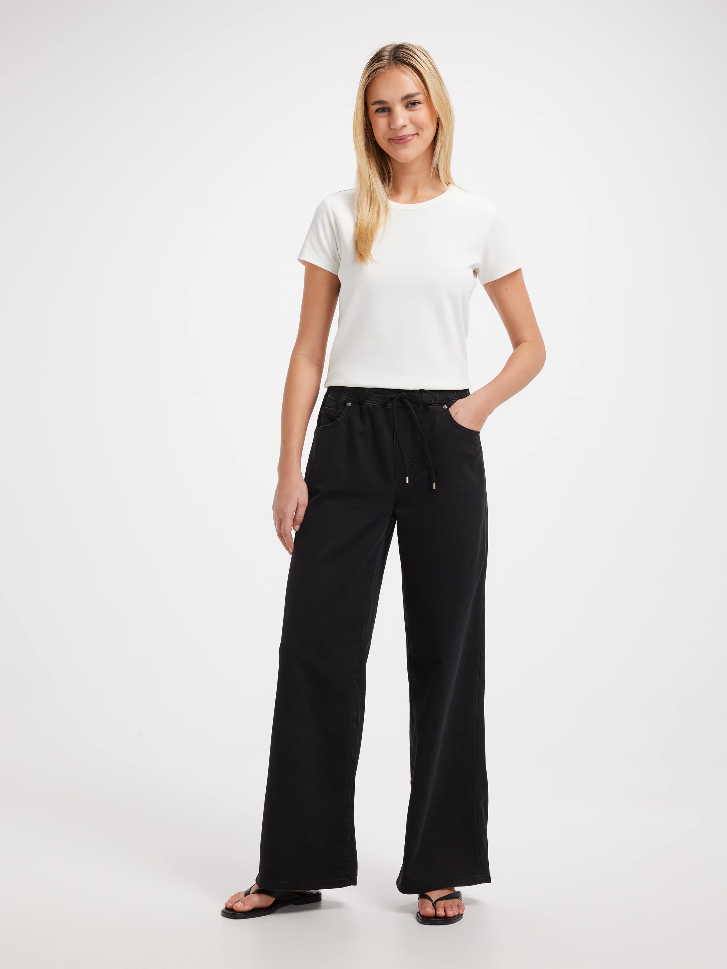 Amaze Jog Wide Leg Fluid Jean