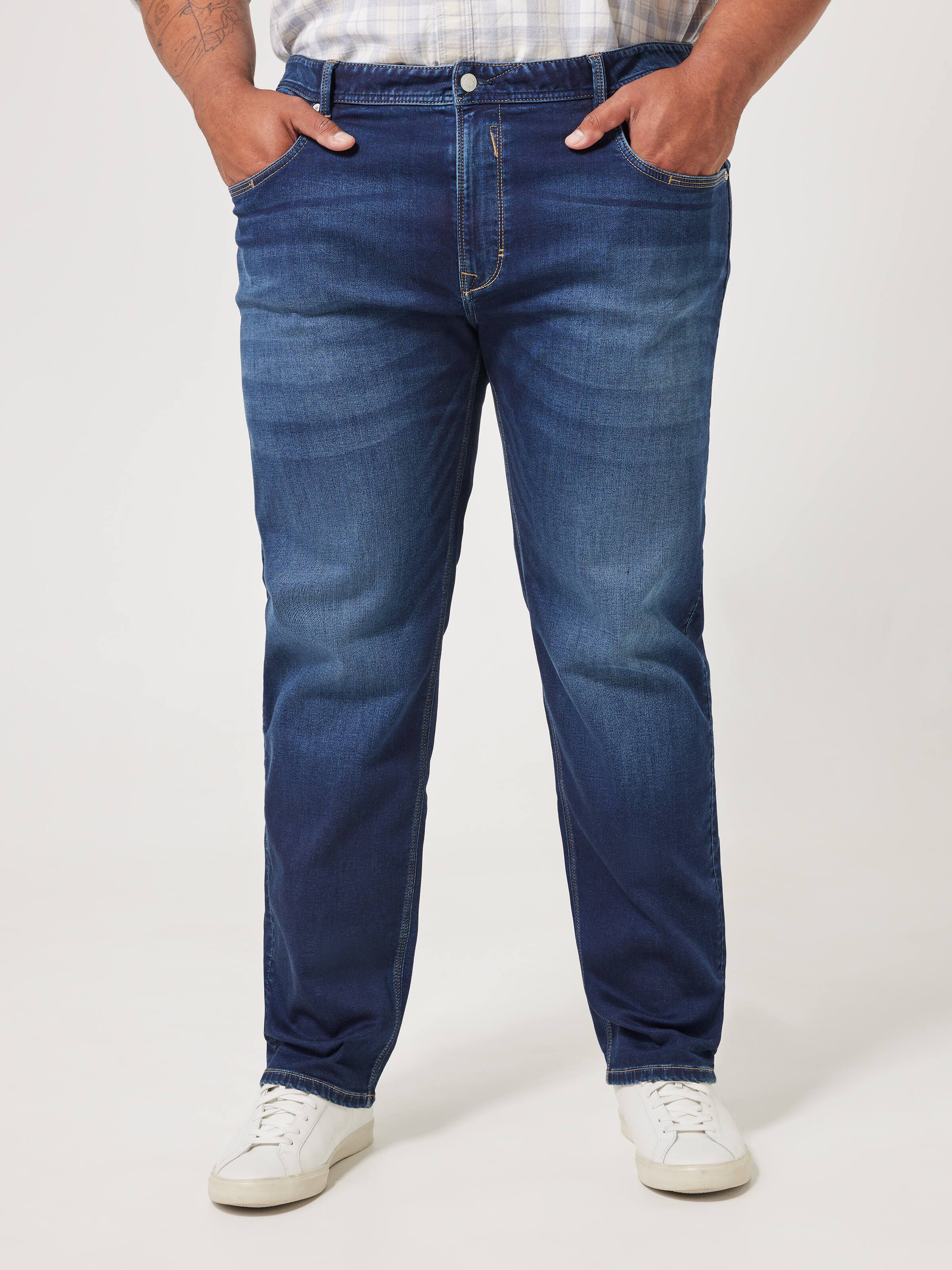 Extended Mega Flex Regular Tapered Jean