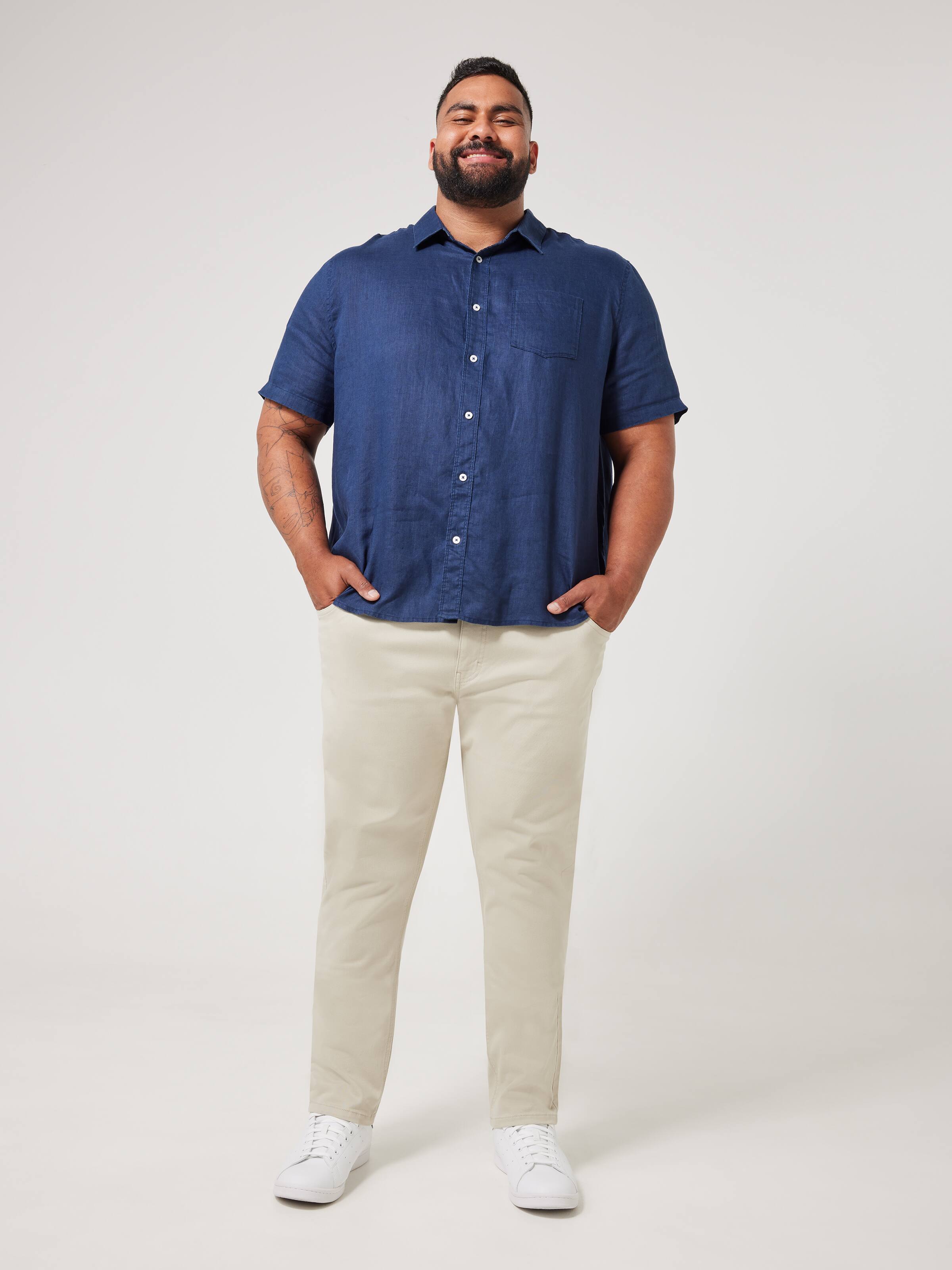 Extended Slim Tapered 5 Pocket Chino Pant