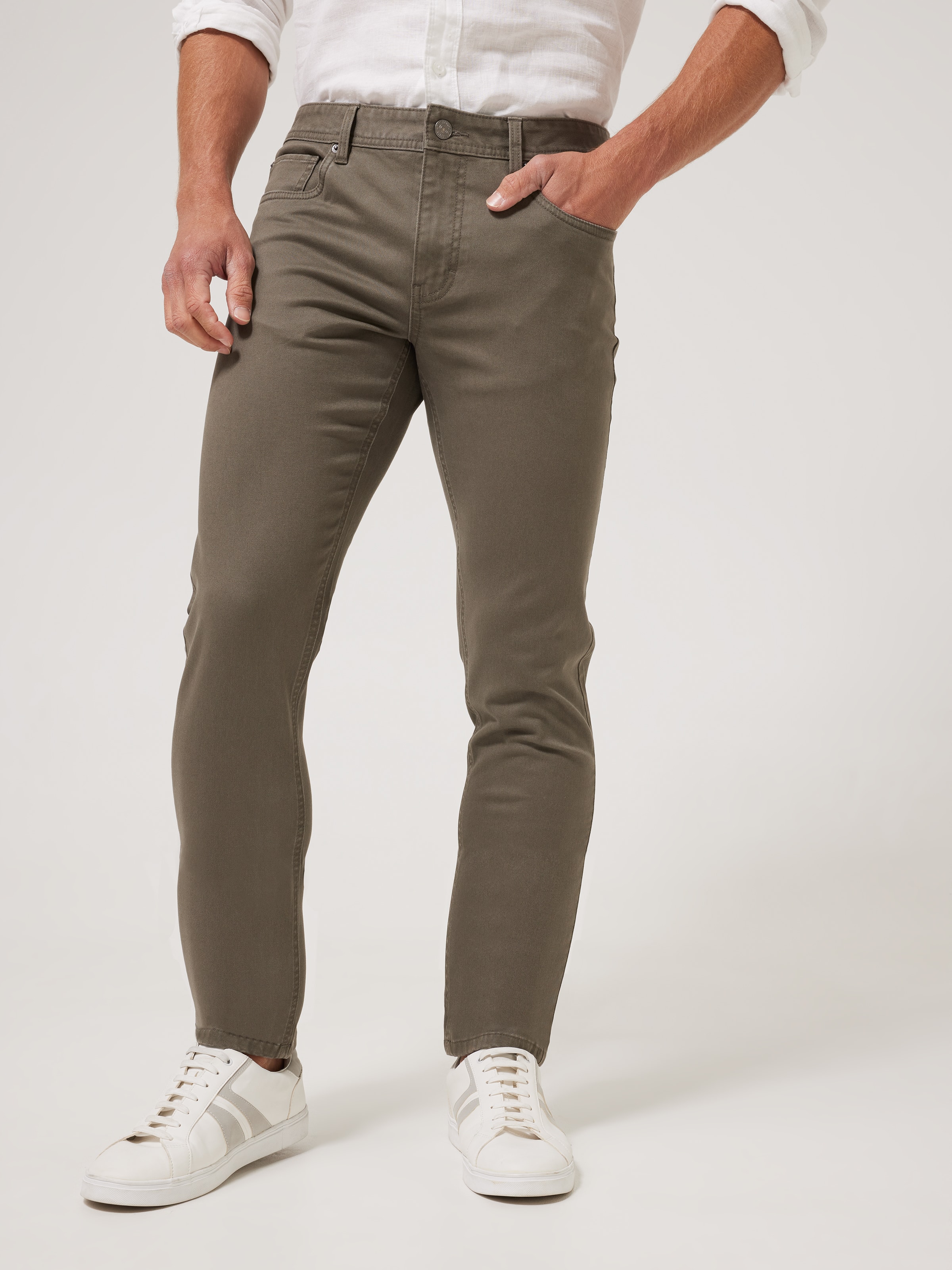 Image for Slim Tapered 5 Pocket Chino Pant from JustGroupNZ