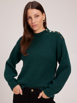 Harley Button Detail Pullover