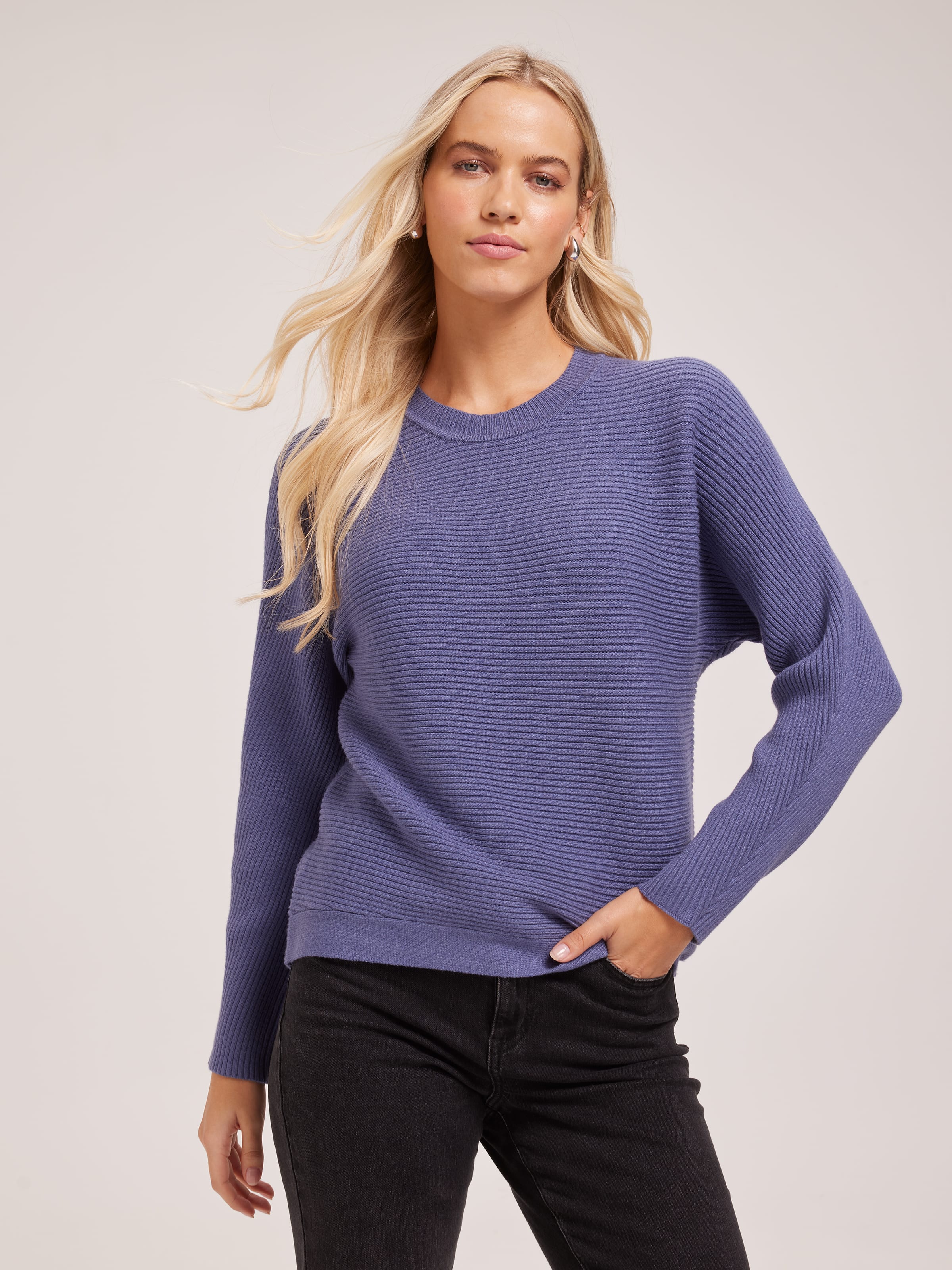 Sylvie Batwing Ottoman Pullover