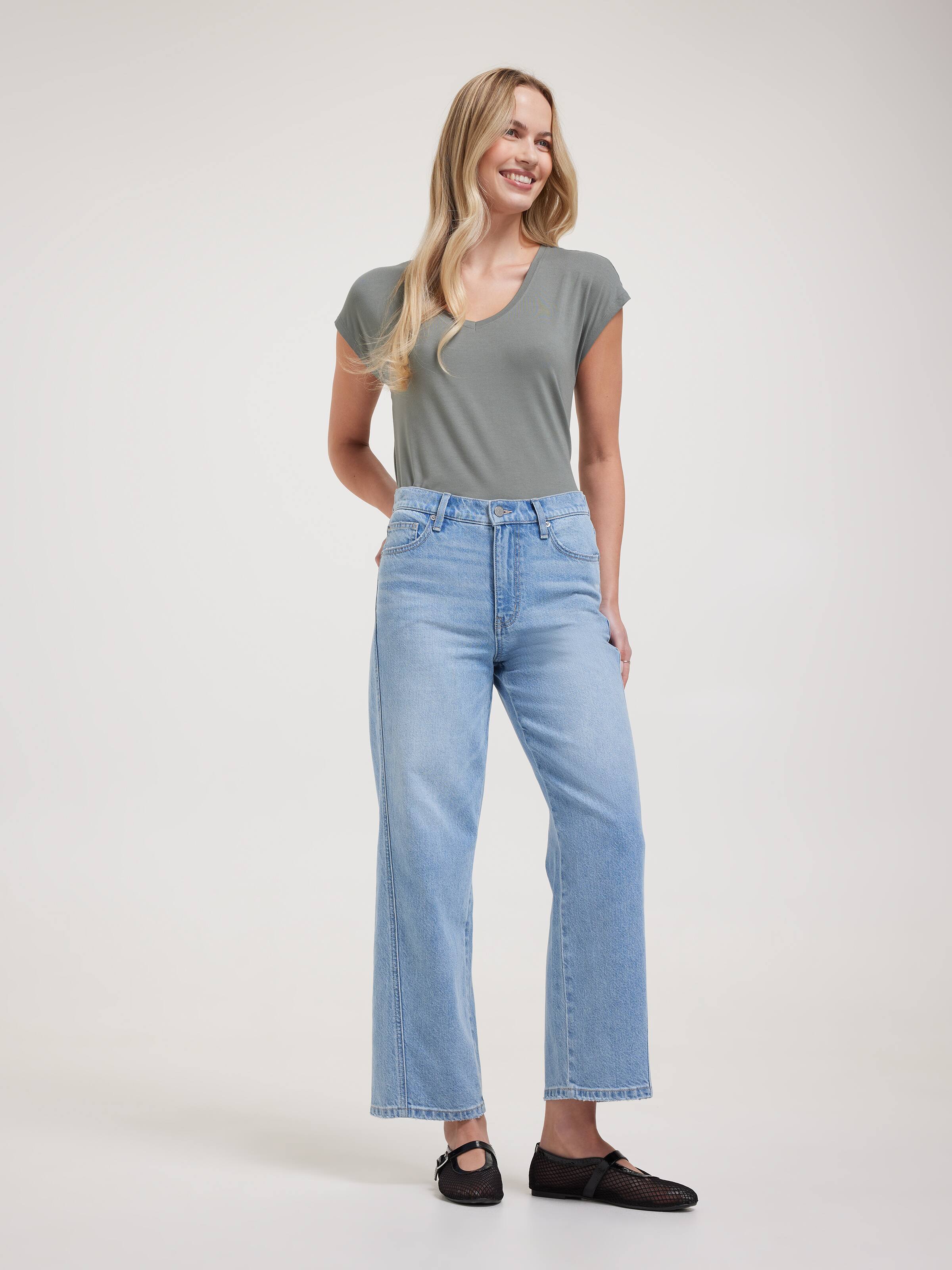 Luxe V Neck Tee