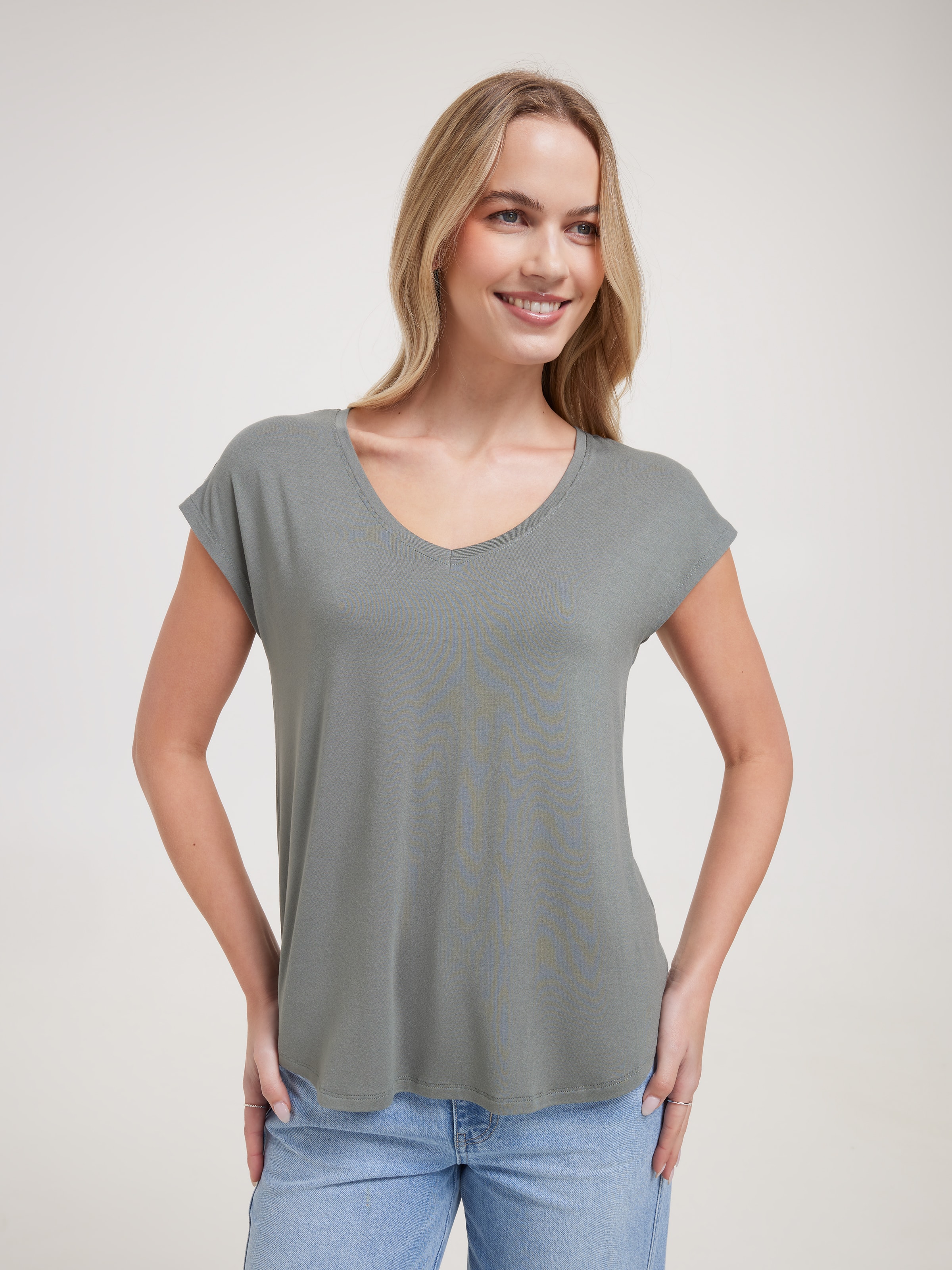 Luxe V Neck Tee