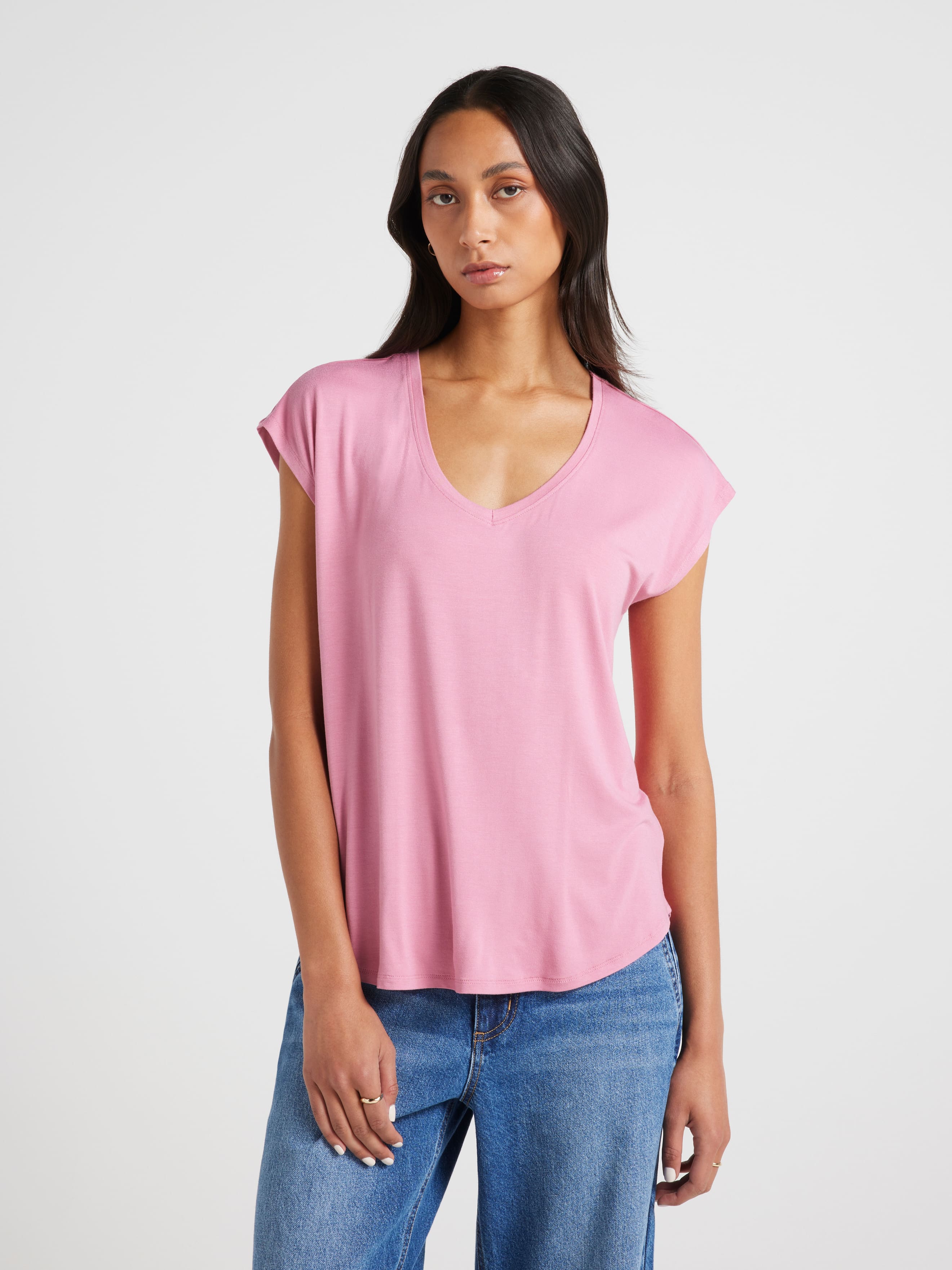 Luxe V Neck Tee