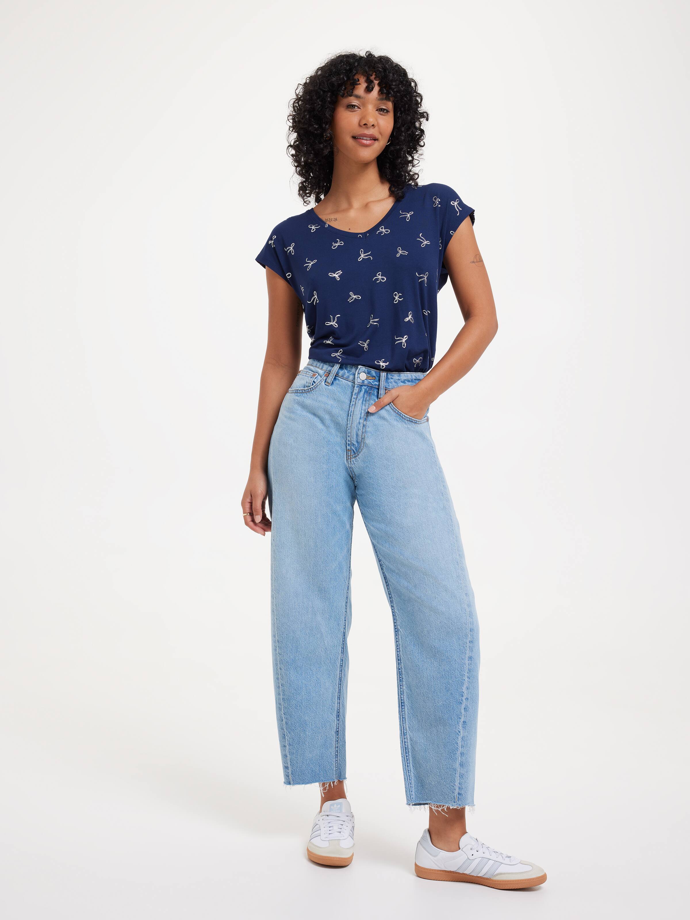 Luxe V Neck Tee