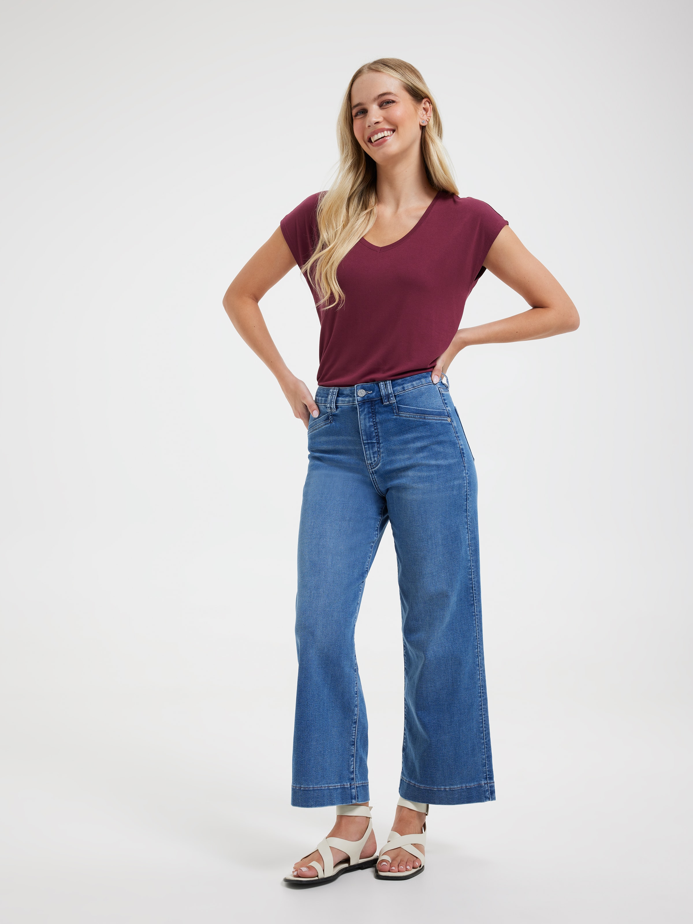 Luxe V Neck Tee