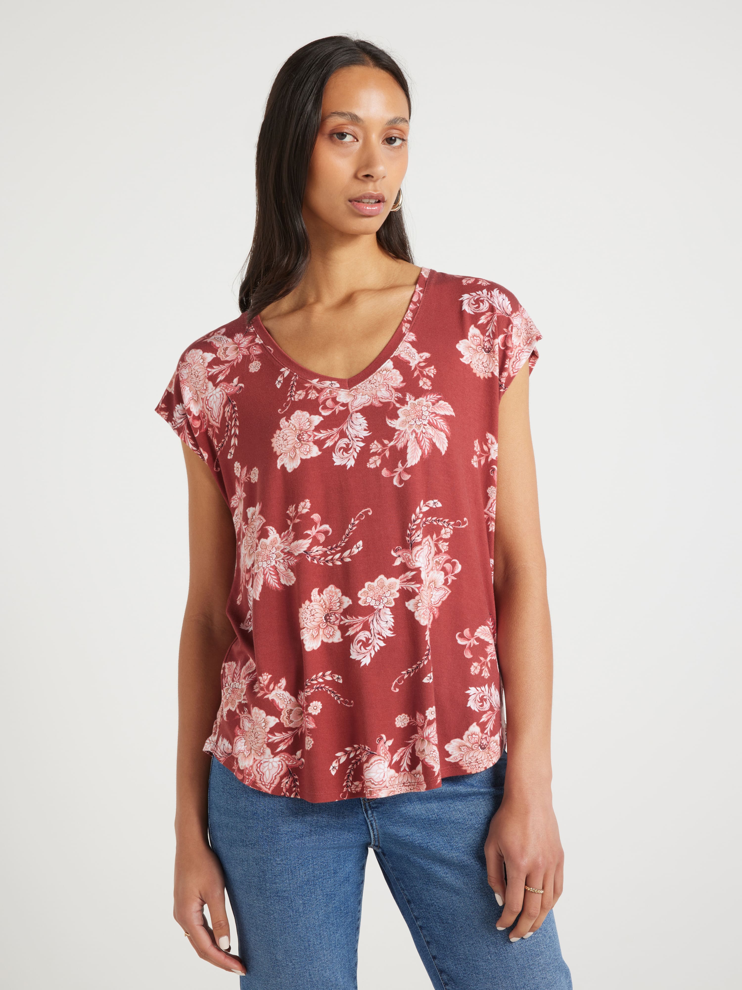 Luxe V Neck Tee