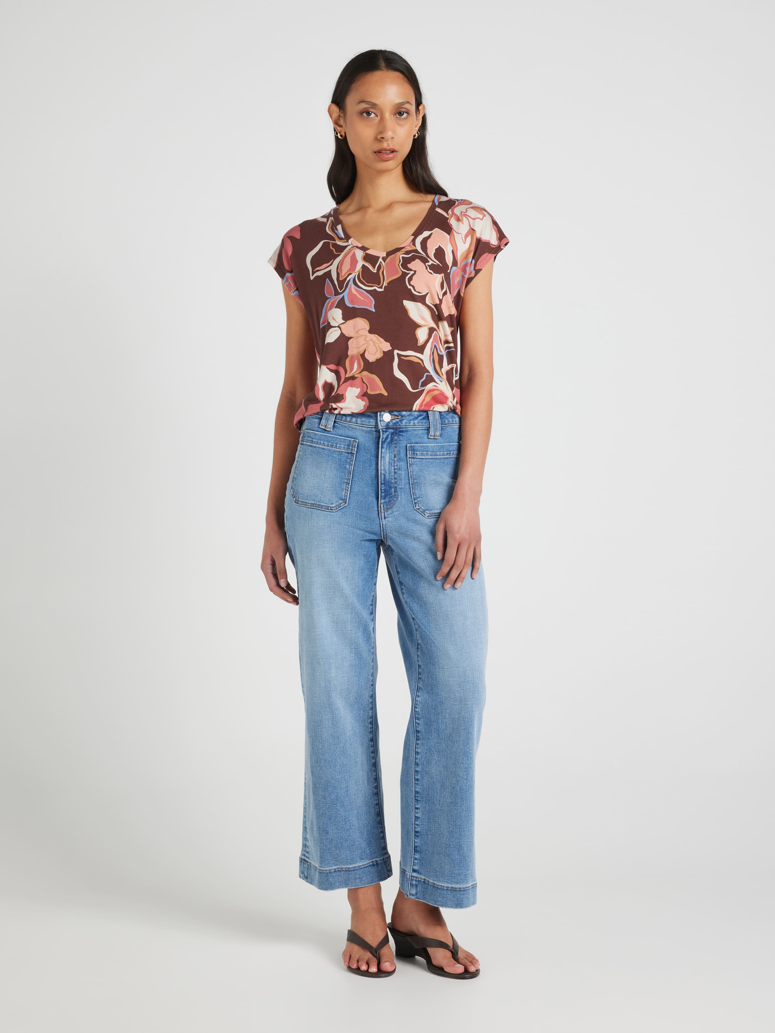 The Luxe V Neck Tee