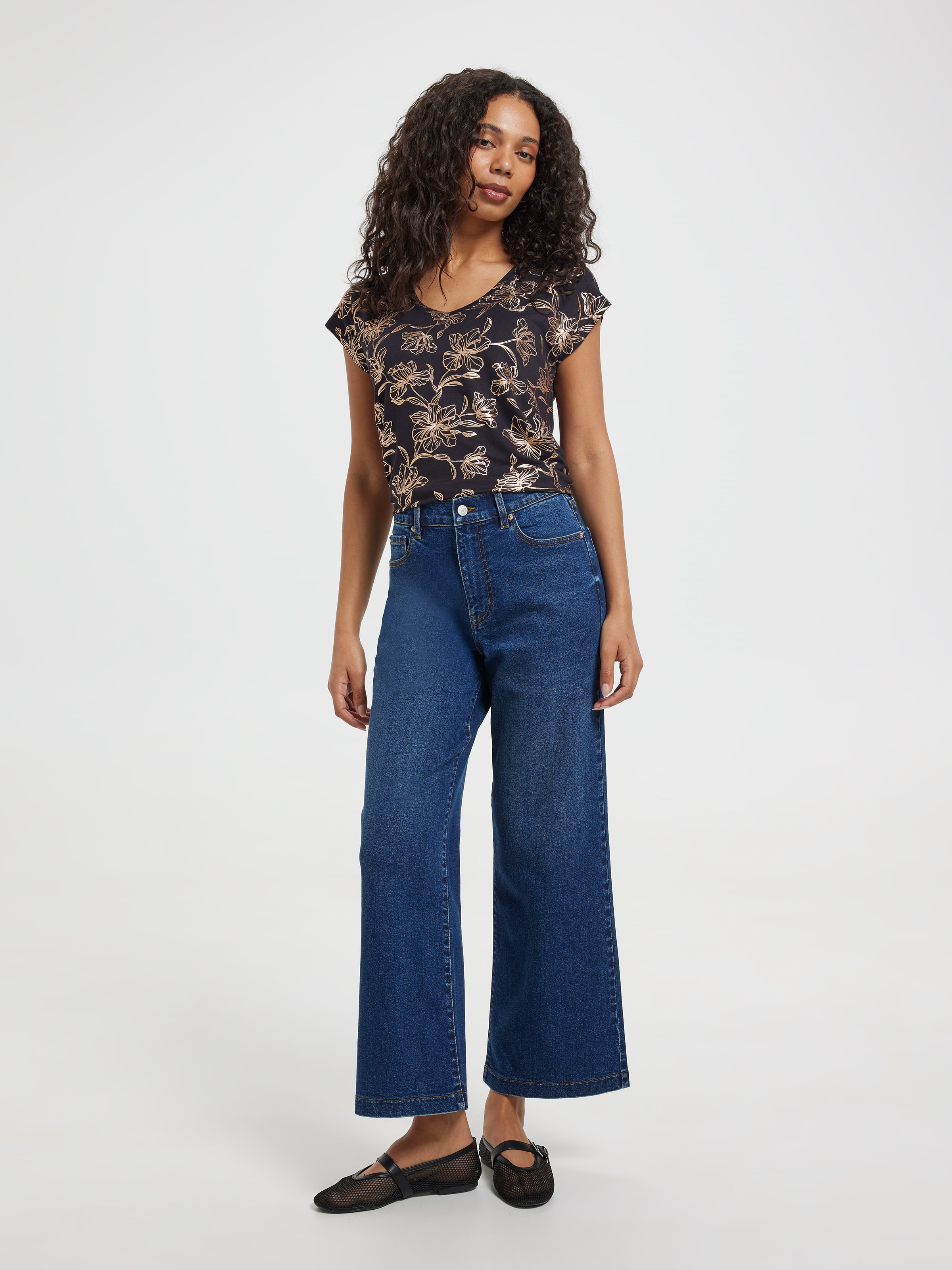 Luxe V Neck Tee