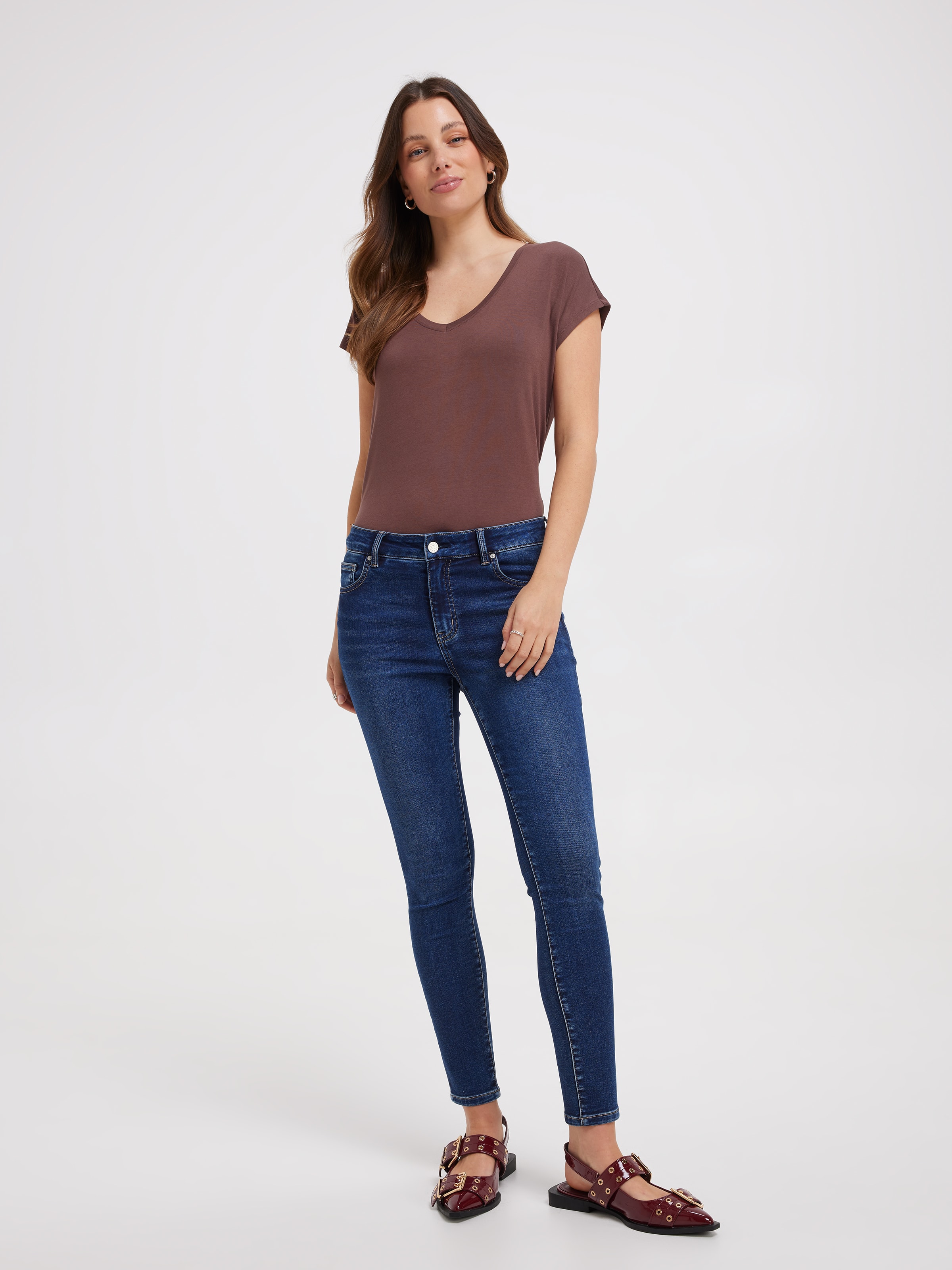 Luxe V Neck Tee