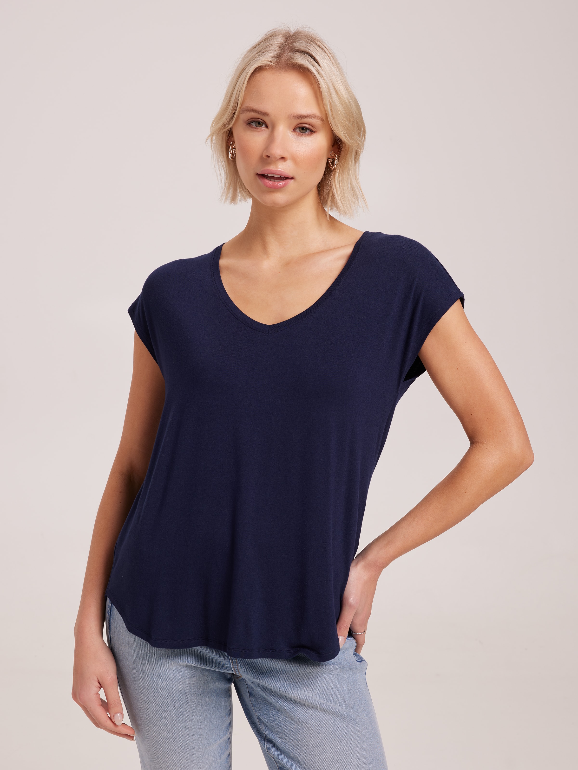 Luxe V Neck Tee