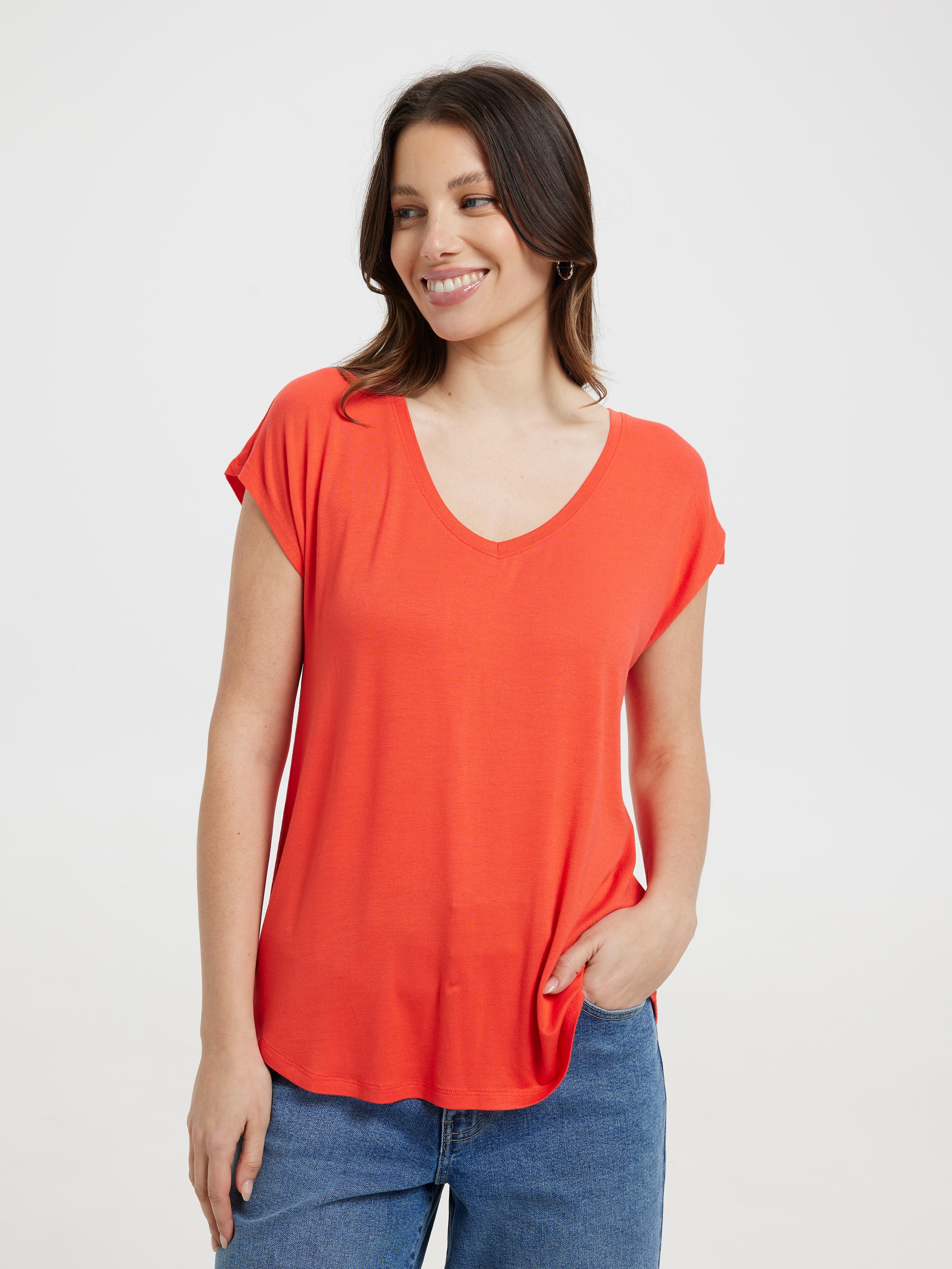 Luxe V Neck Tee