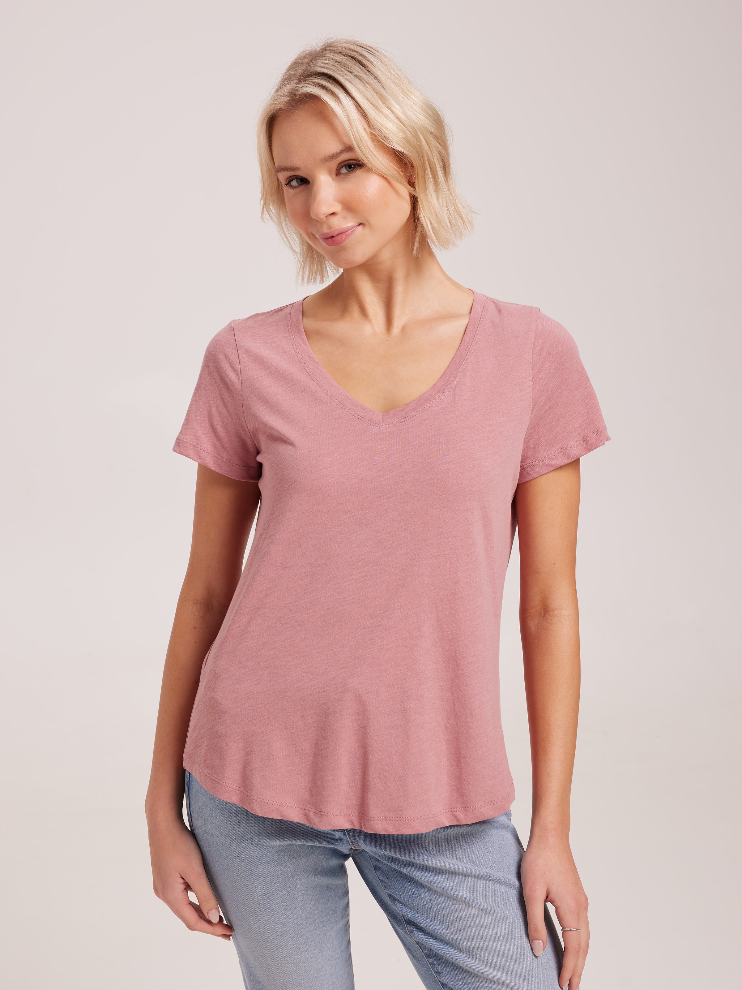 Perfect V Neck Boyfriend Tee