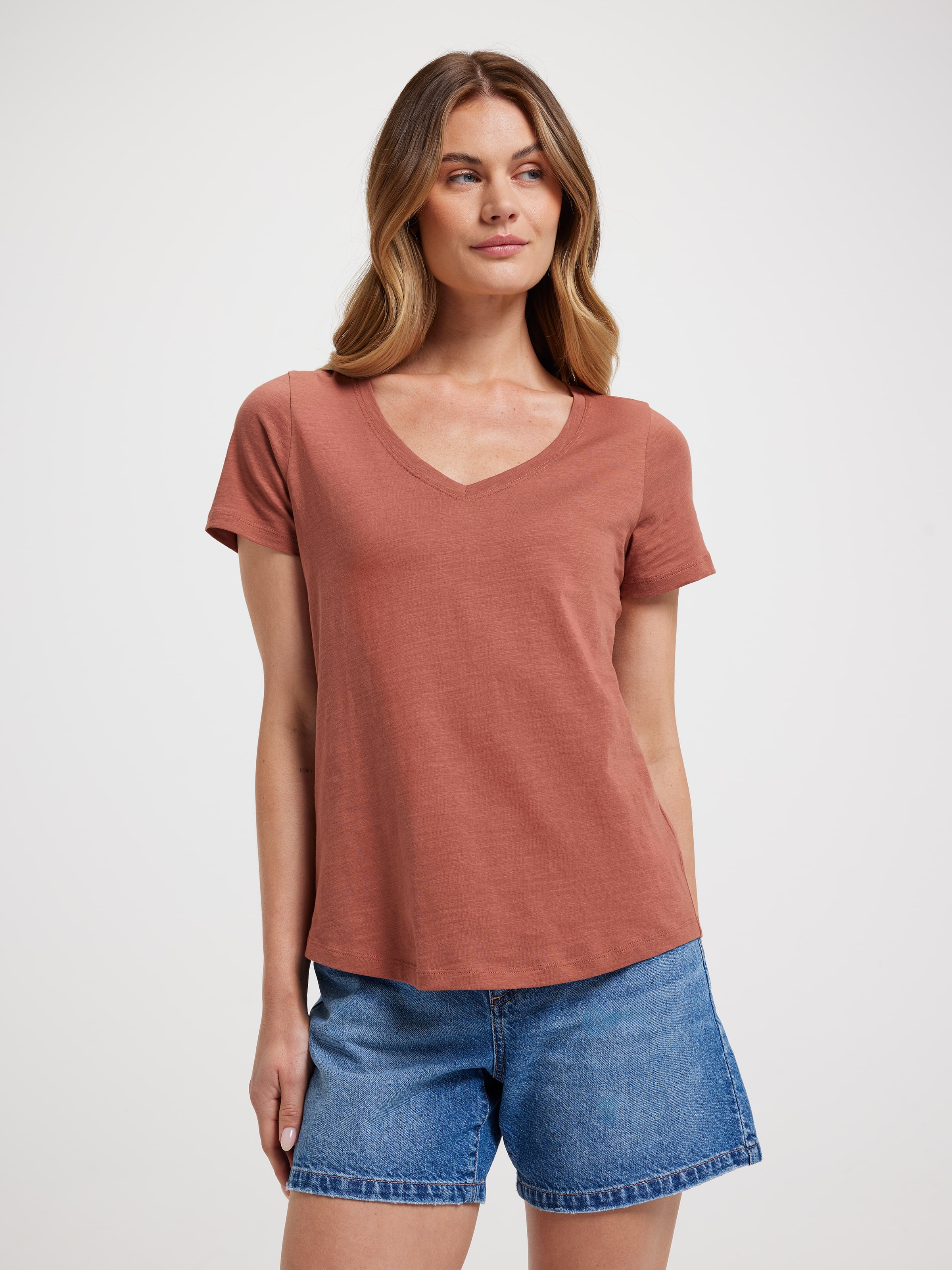 Perfect V Neck Boyfriend Tee