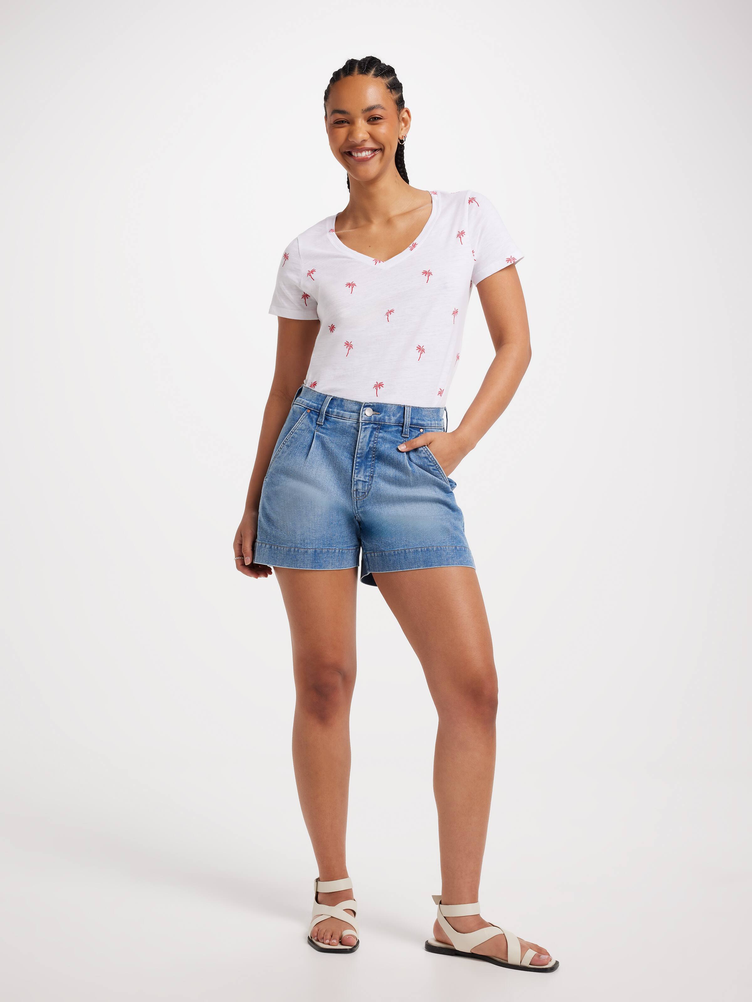 Perfect V Neck Boyfriend Tee