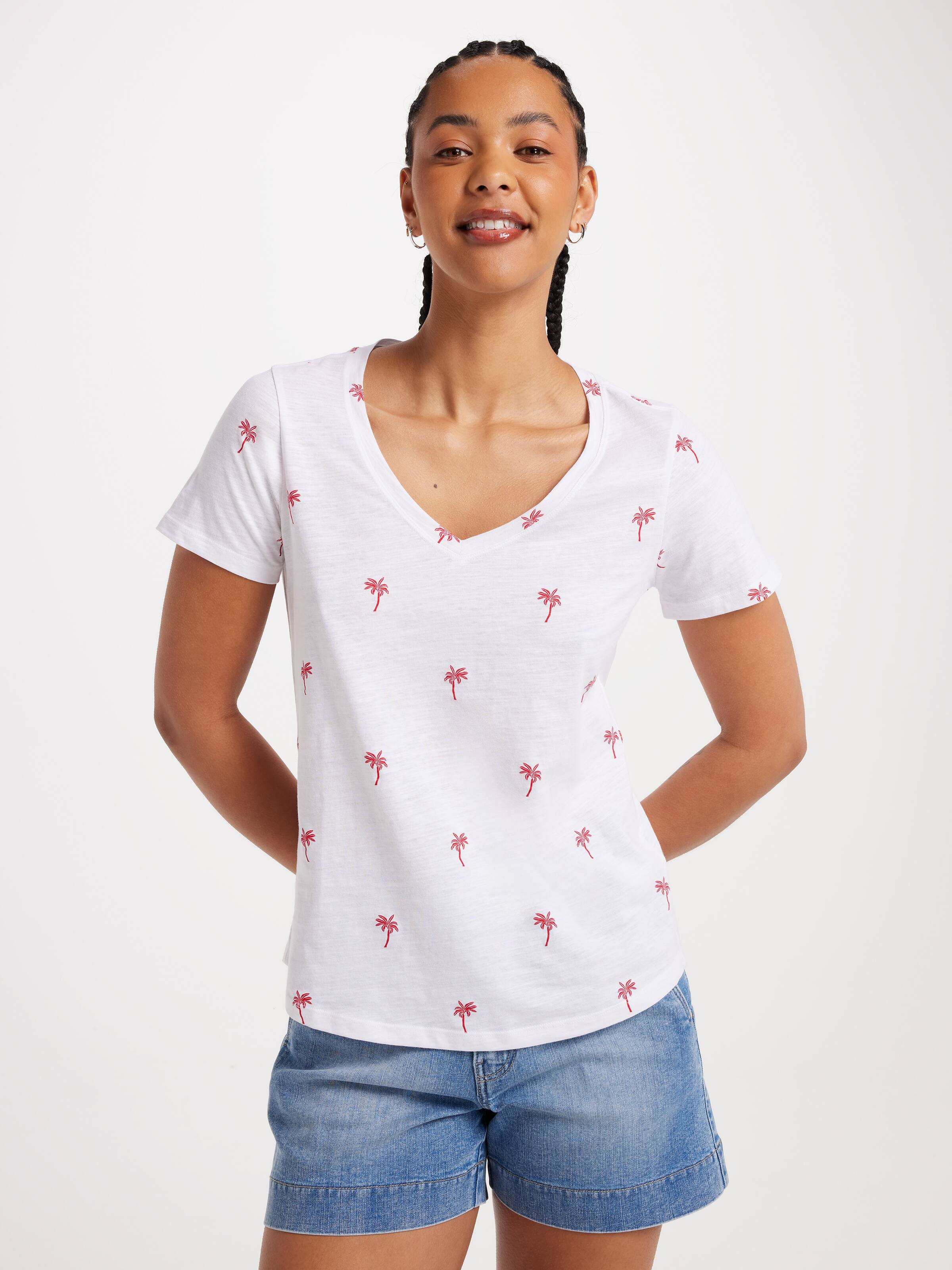 Perfect V Neck Boyfriend Tee