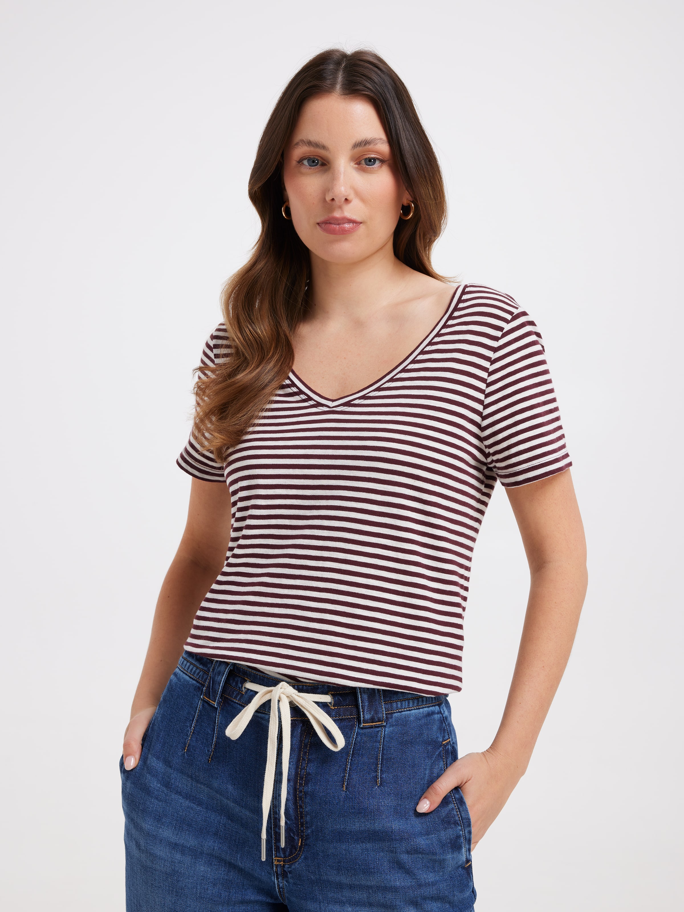 Perfect V Neck Boyfriend Tee