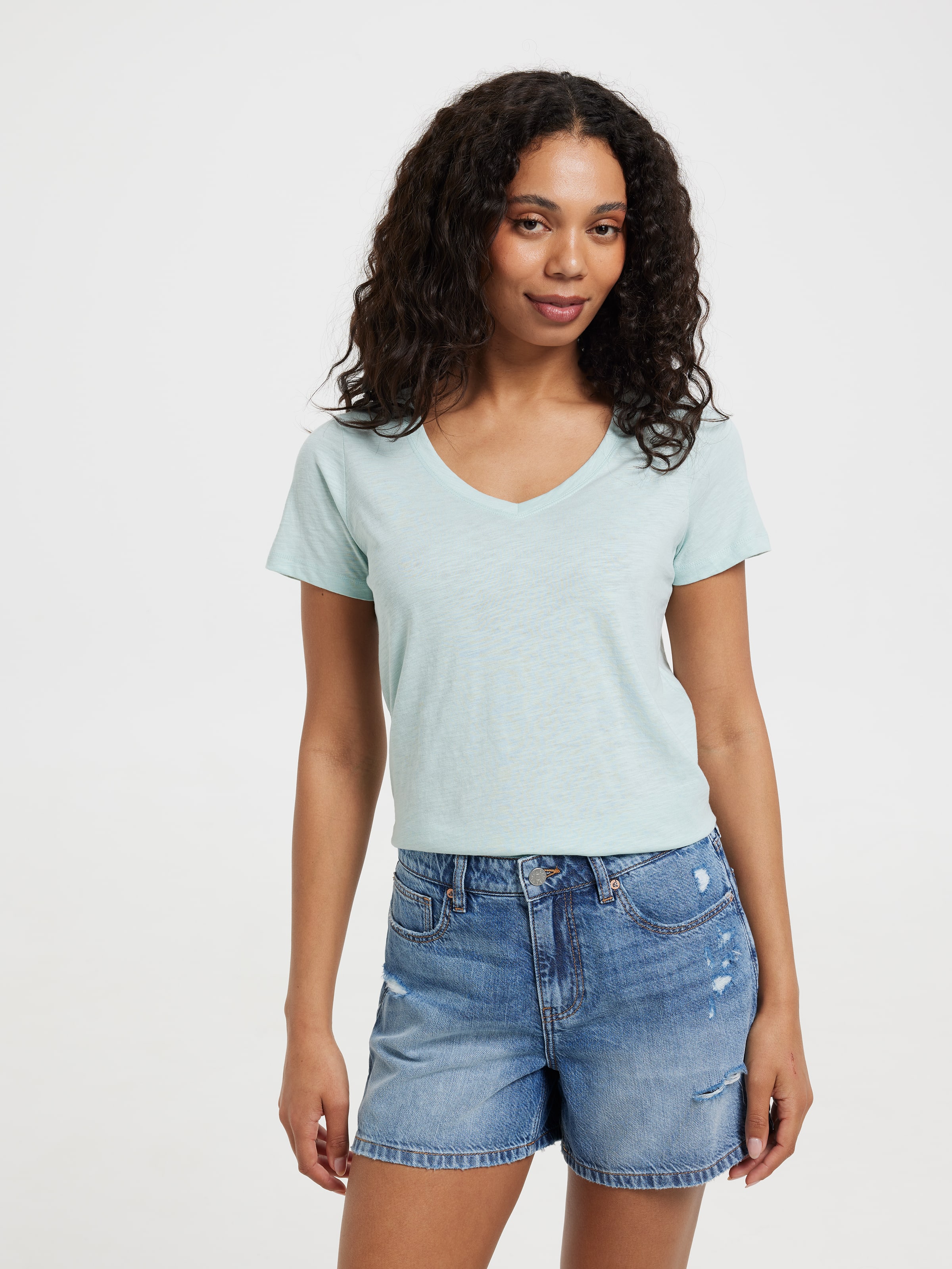Perfect V Neck Boyfriend Tee
