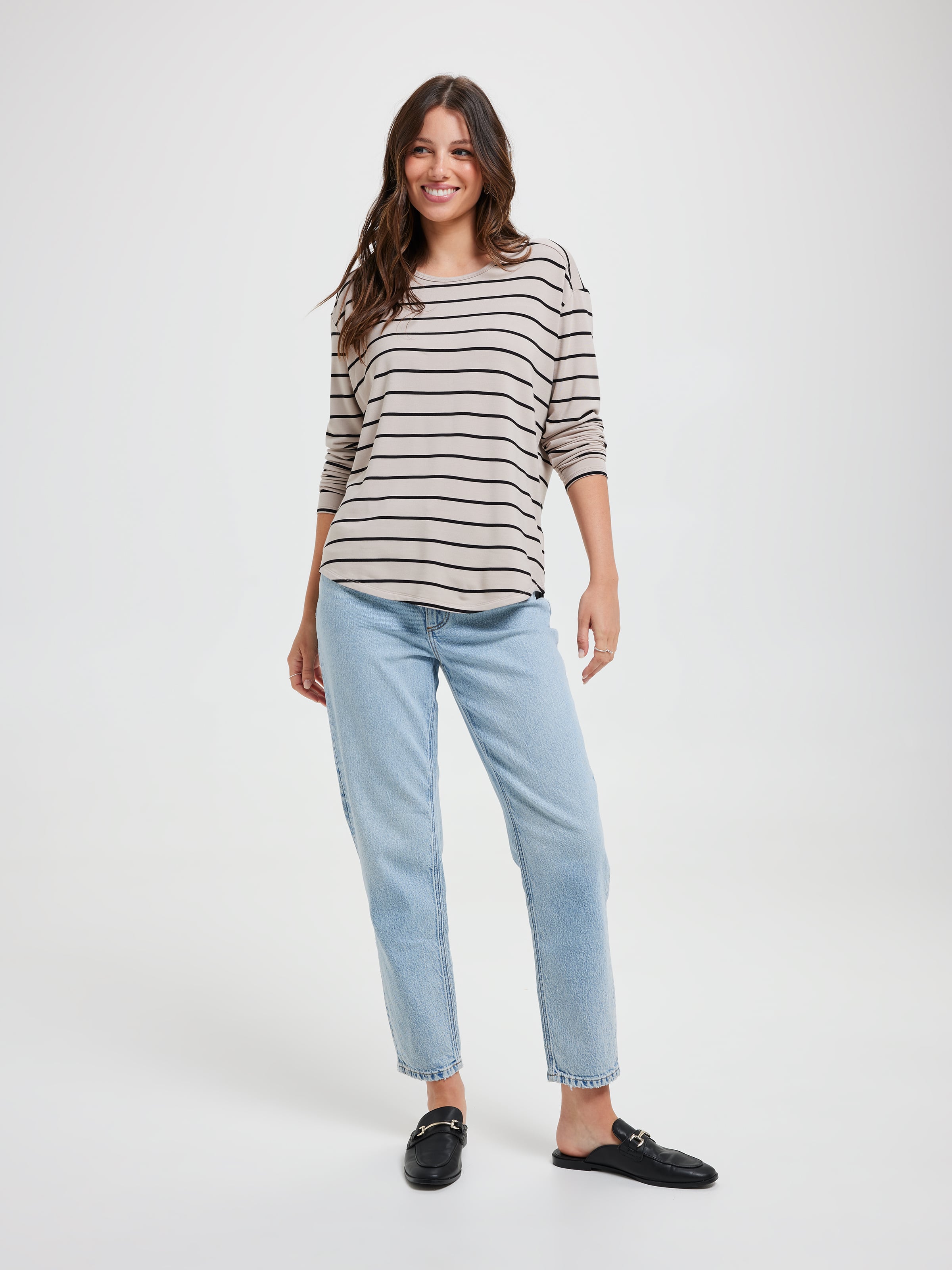 The Luxe Modal Crew Top
