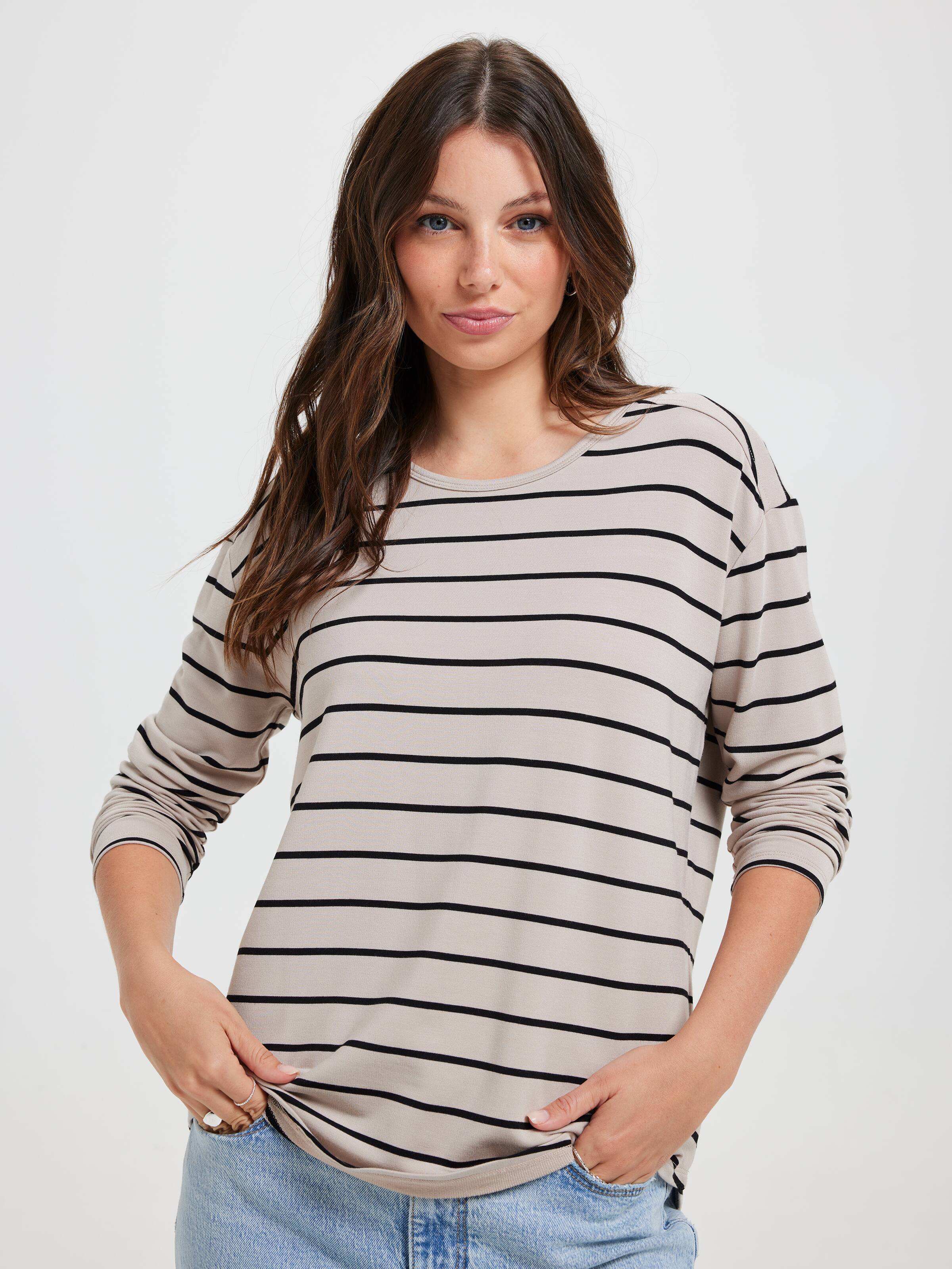 The Luxe Modal Crew Top