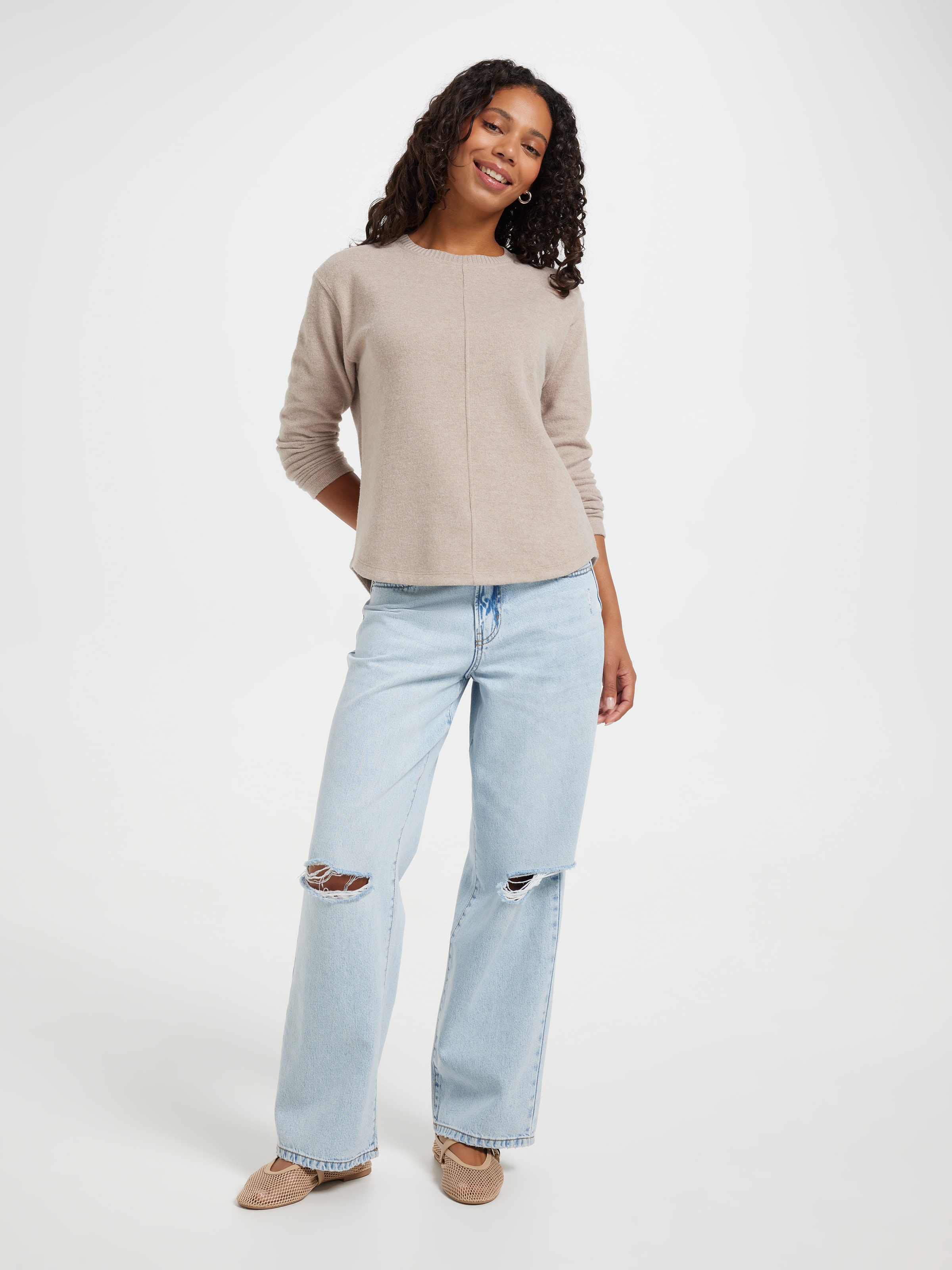 Margot Relaxed Long Sleeve Top