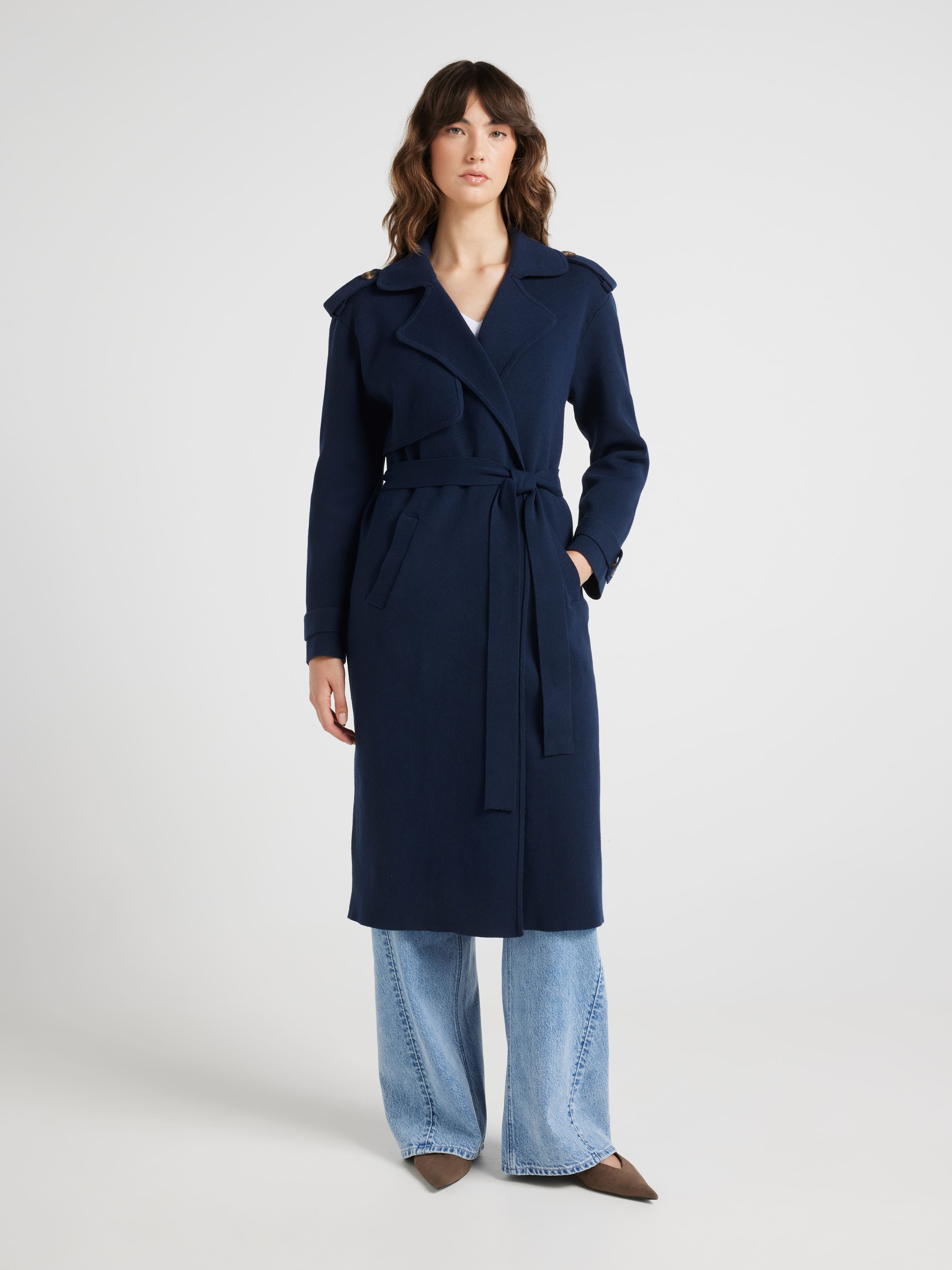 Anneliese Trench Wrap Coatigan